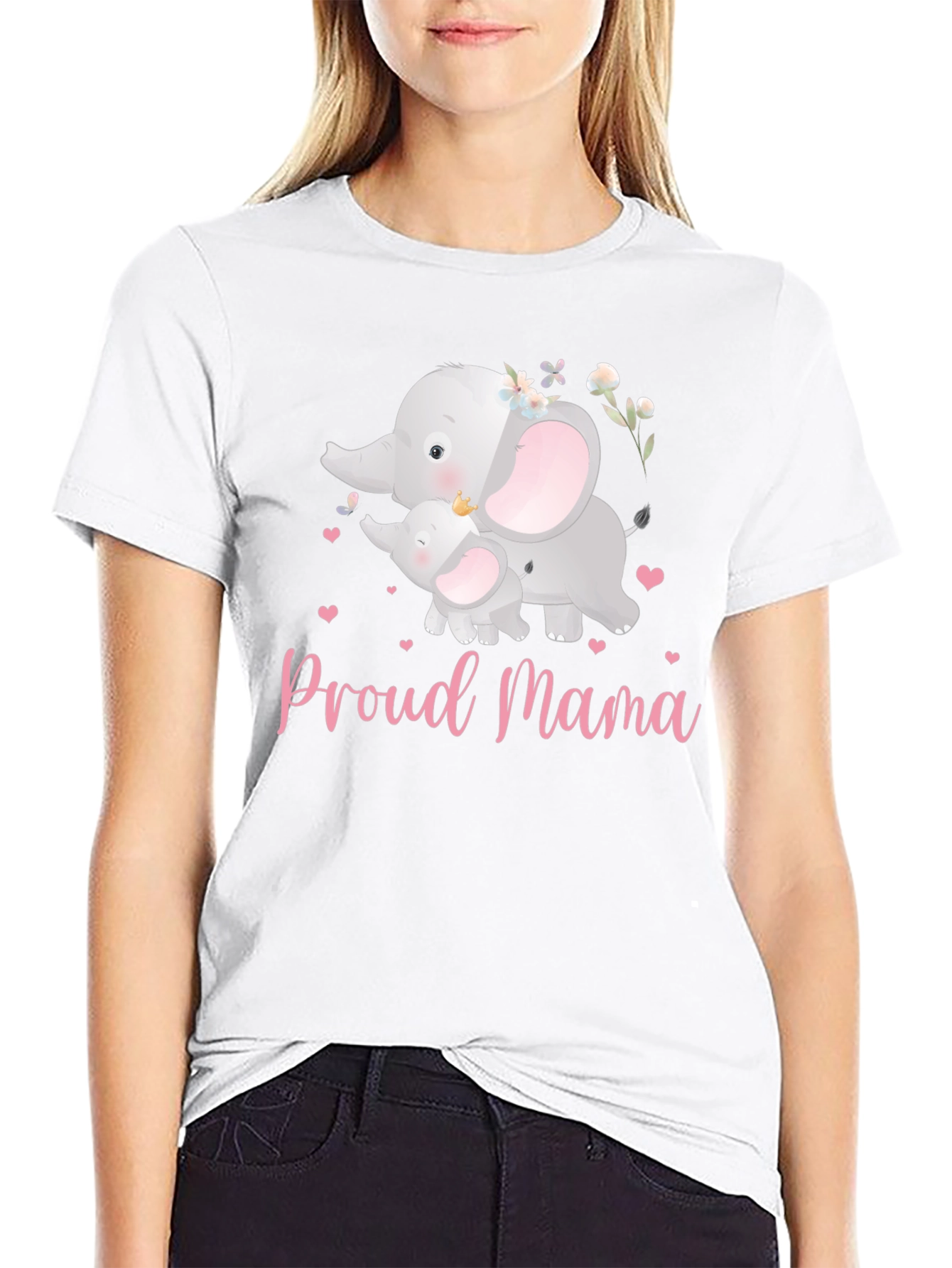 Proud Mama Elephant T-Shirt