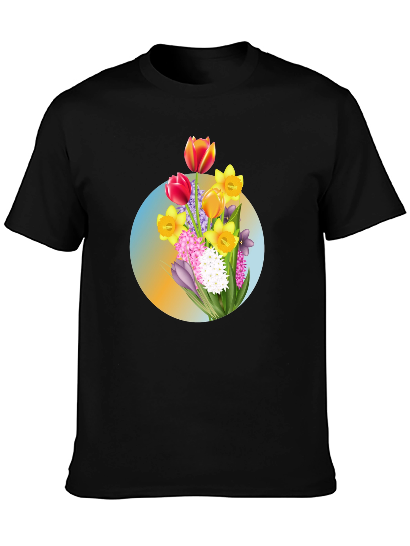 Floral Bouquet Graphic T-Shirt