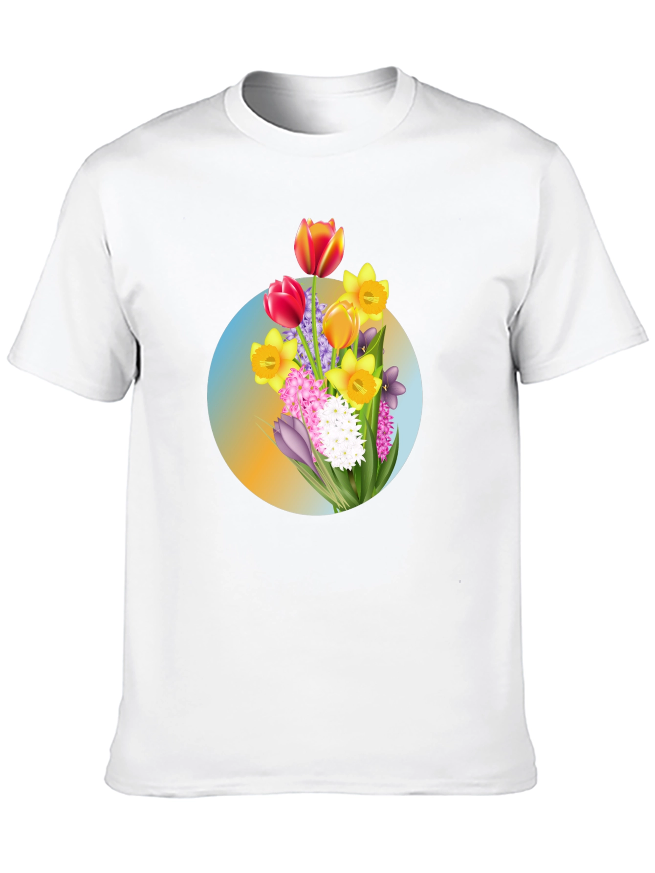 Floral Bouquet Graphic T-Shirt