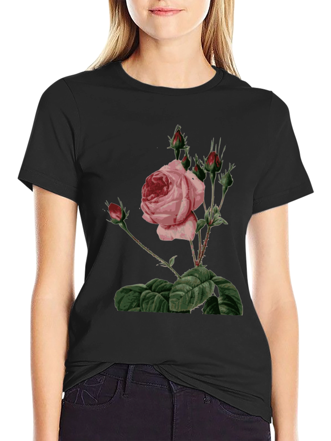 Rose Graphic T-Shirt