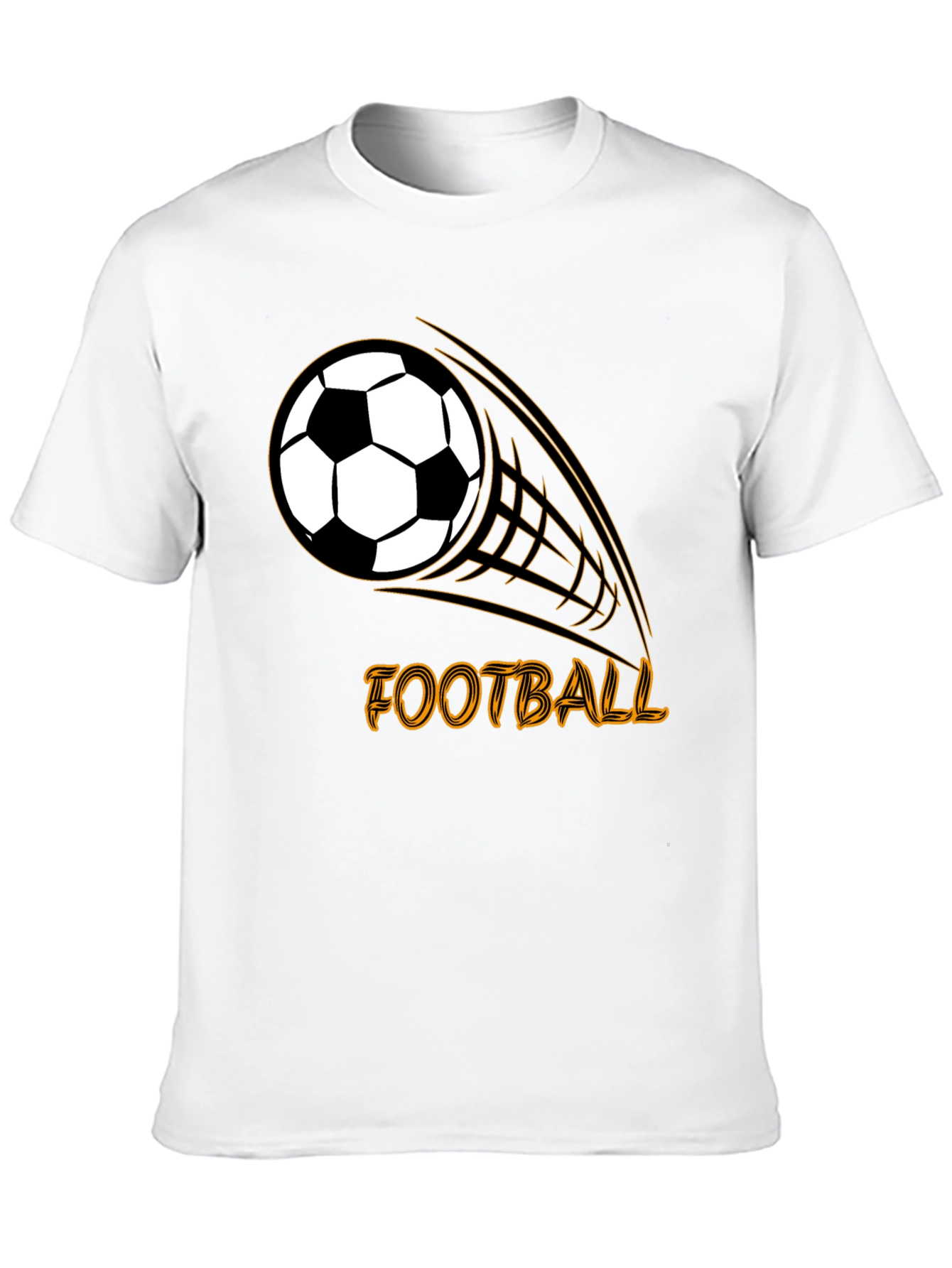 Black Football Graphic T-Shirt