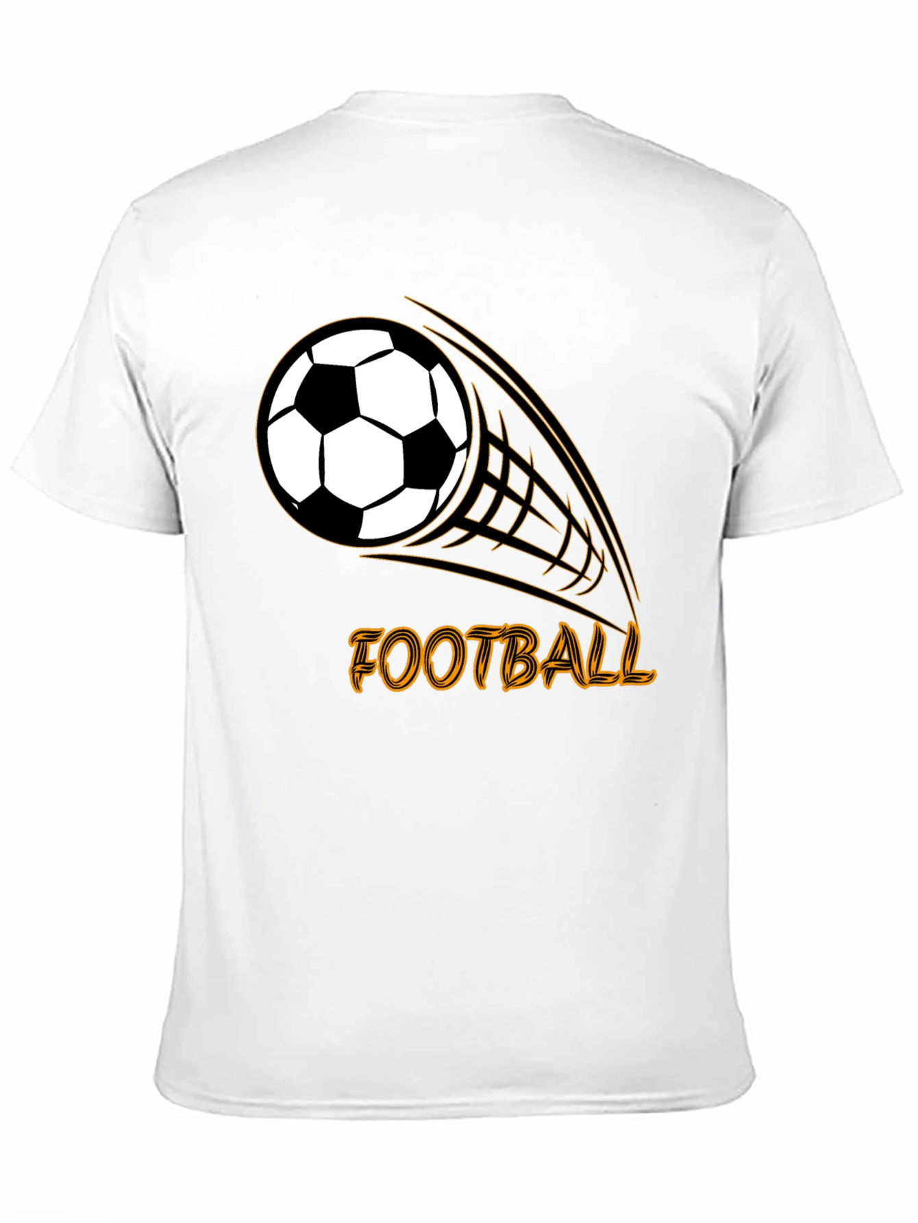 Black Football Graphic T-Shirt
