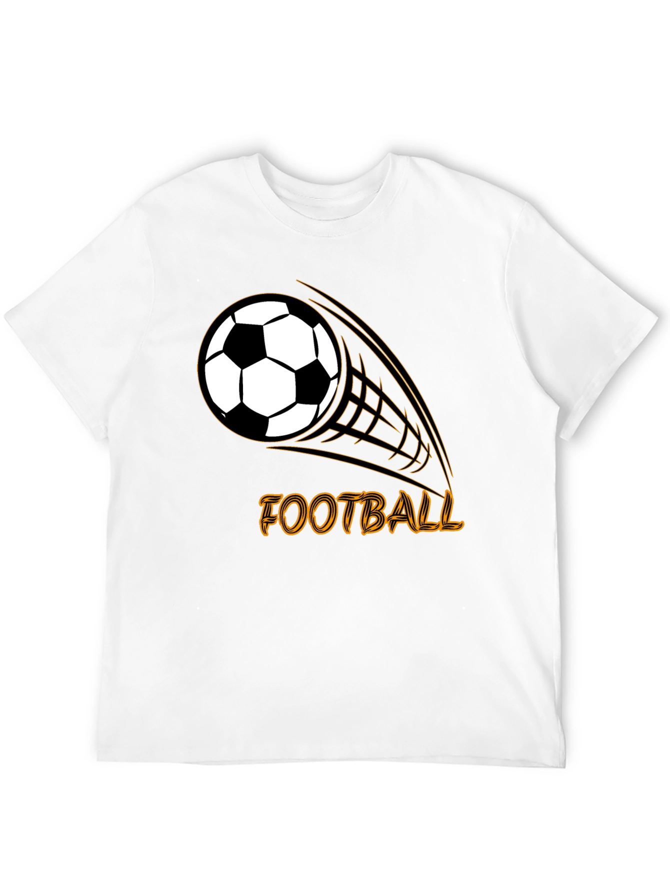 Black Football Graphic T-Shirt