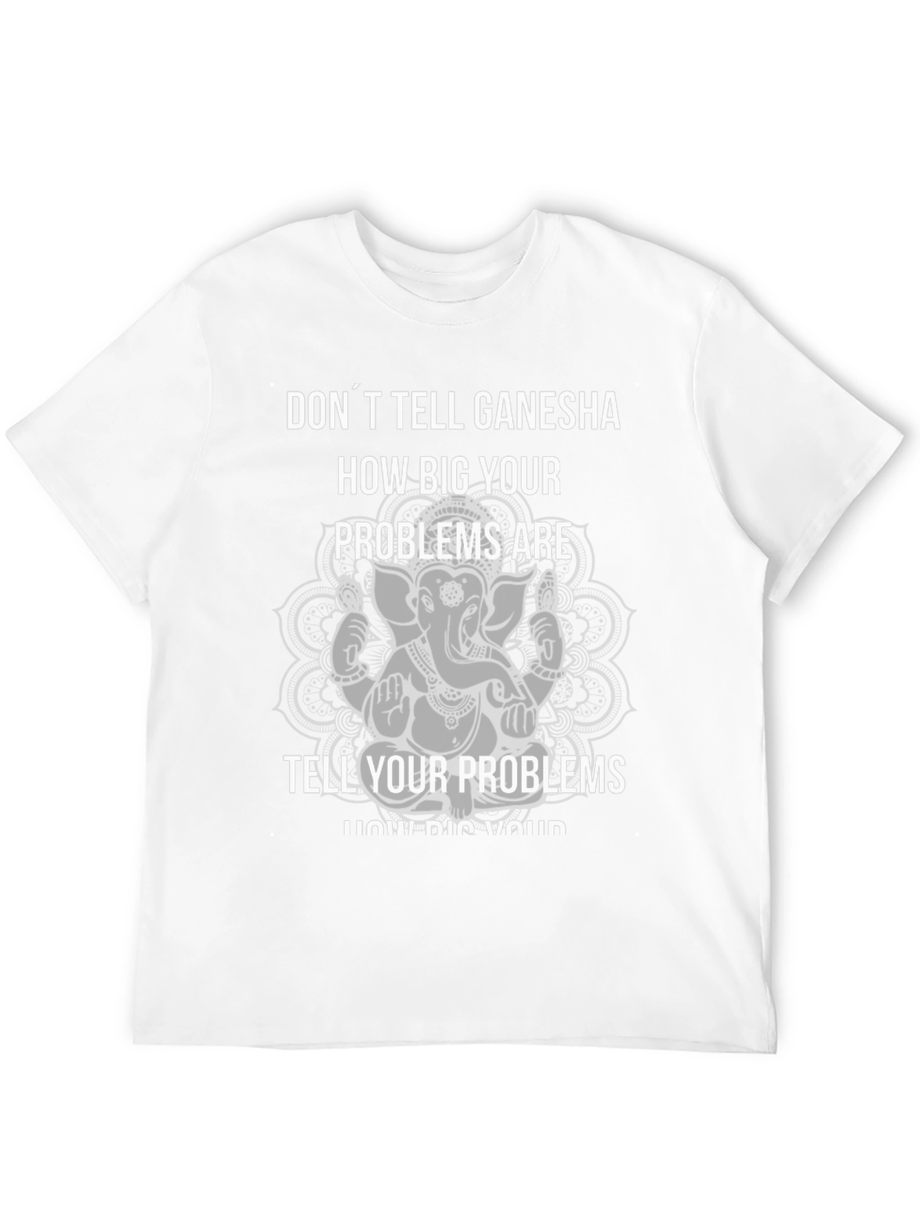 Ganesha Graphic Print Tee - Black