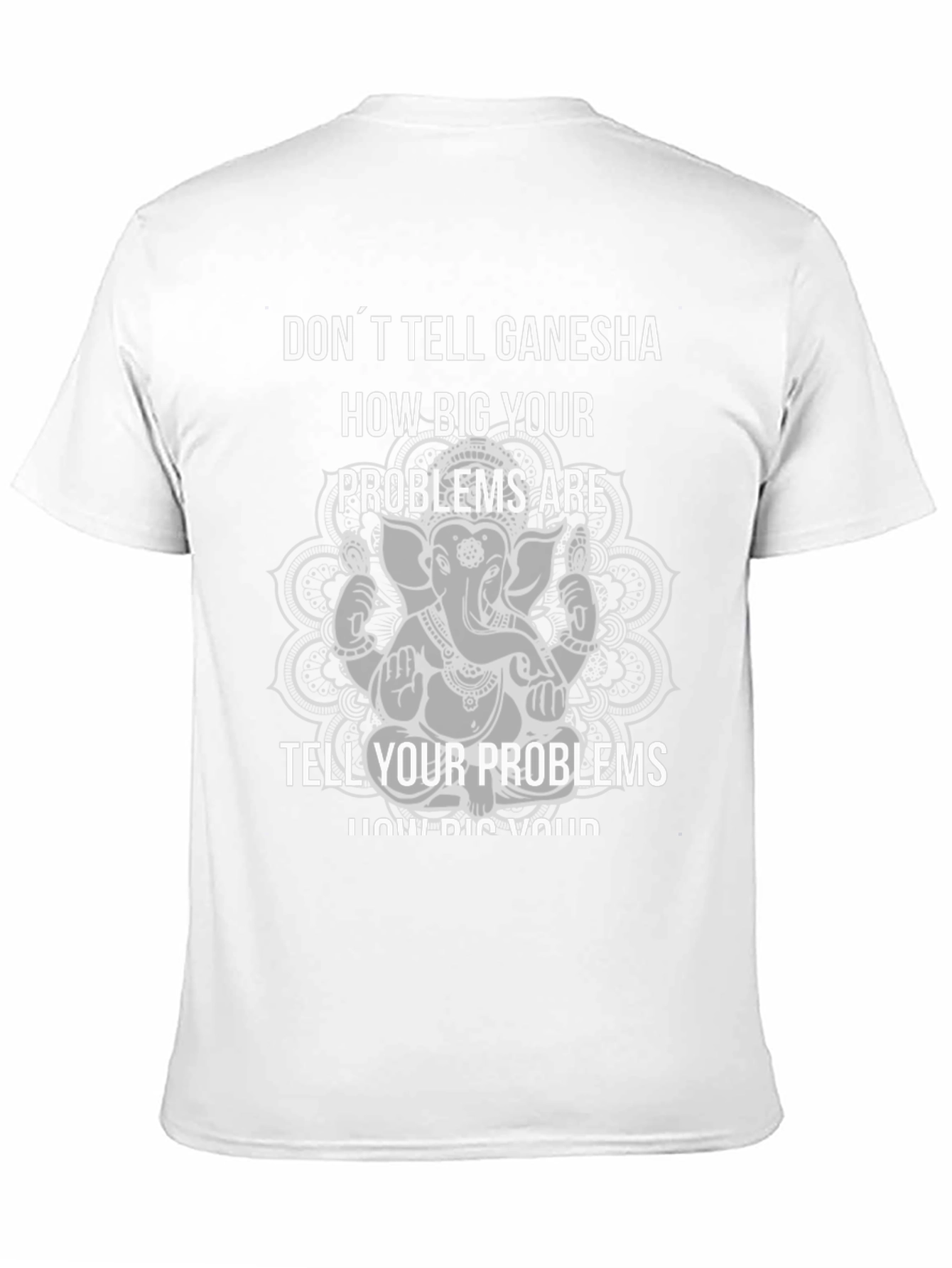 Ganesha Graphic Print Tee - Black