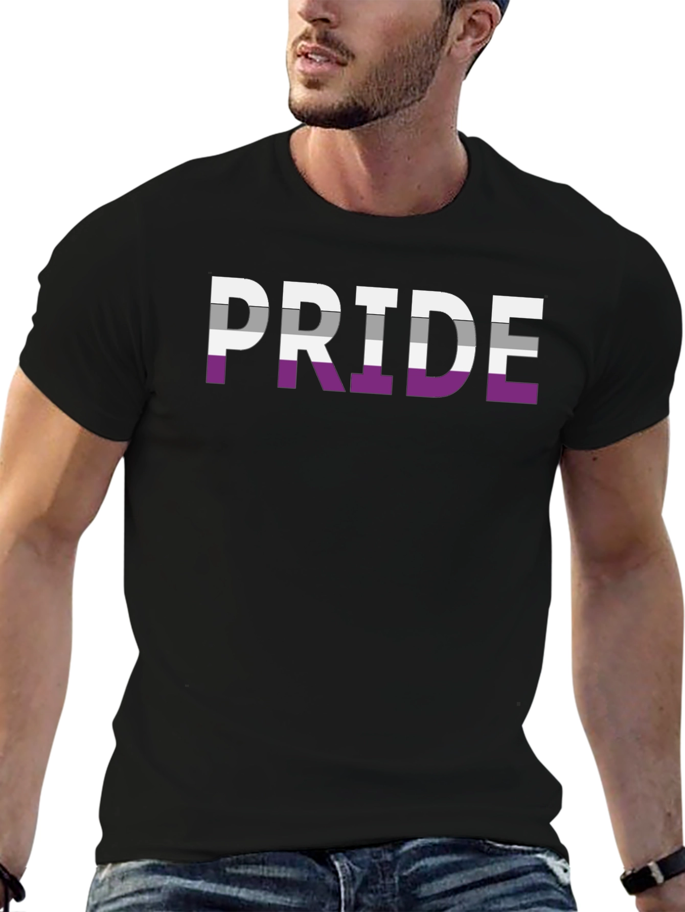 Asexual Pride T-Shirt - Black LGBTQ+ Pride Tee