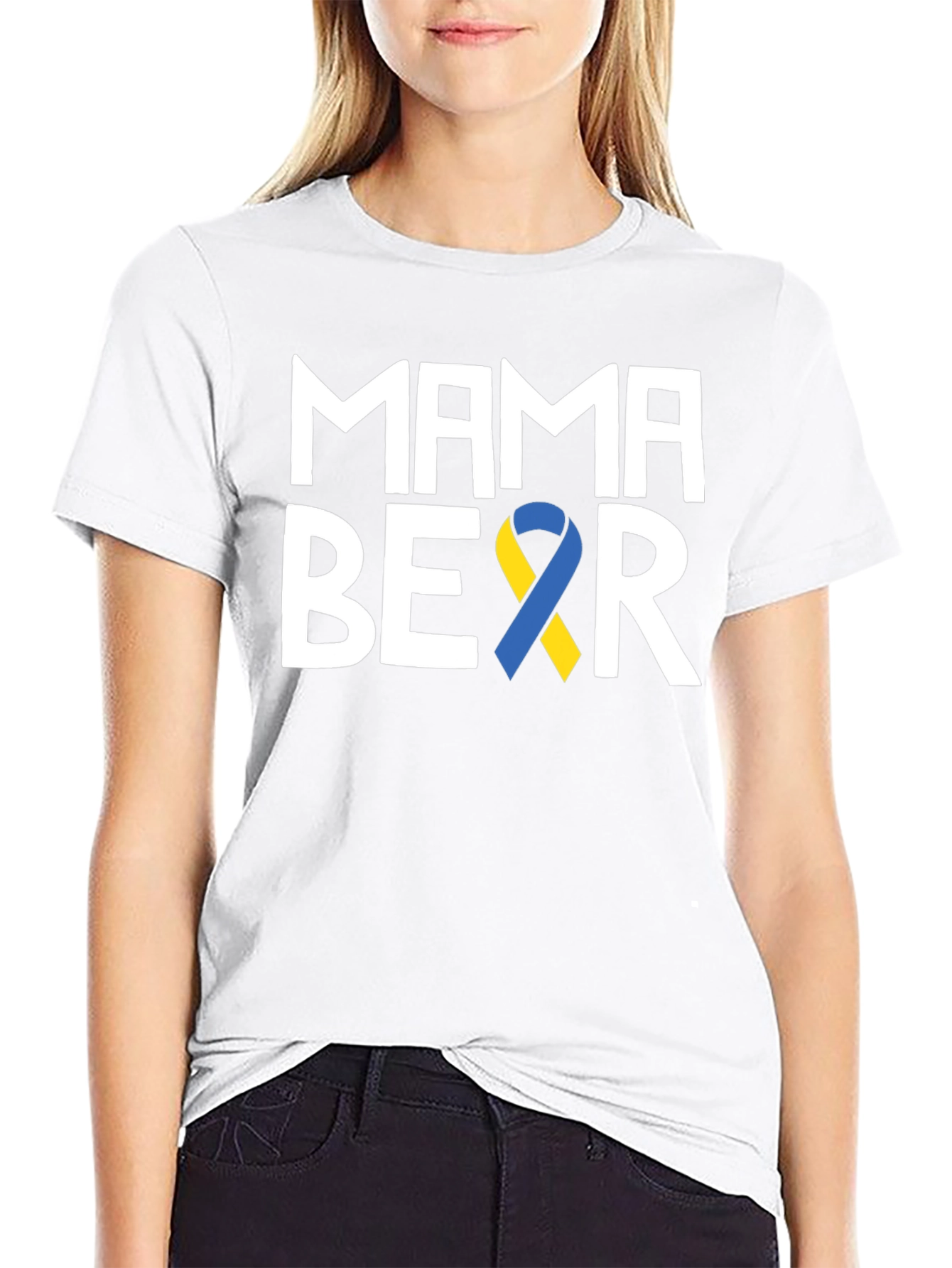 Mama Bear Down Syndrome Awareness T-Shirt