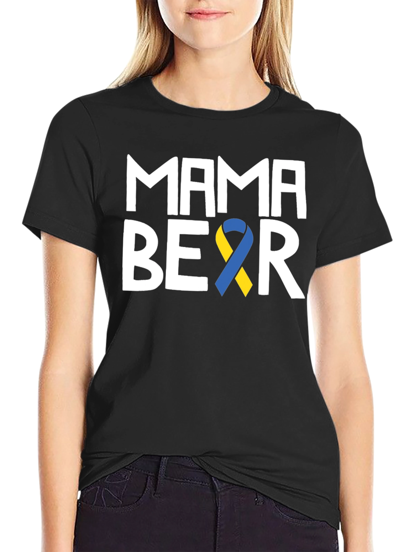 Mama Bear Down Syndrome Awareness T-Shirt