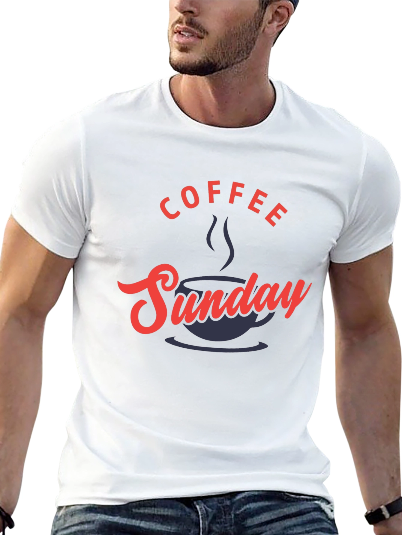 Coffee Sunday Graphic T-Shirt