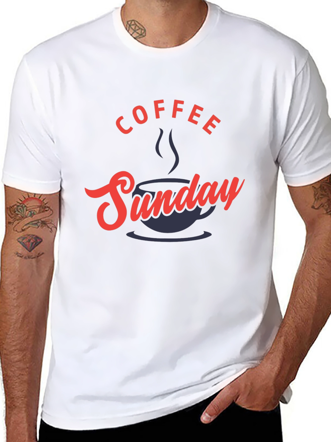 Coffee Sunday Graphic T-Shirt