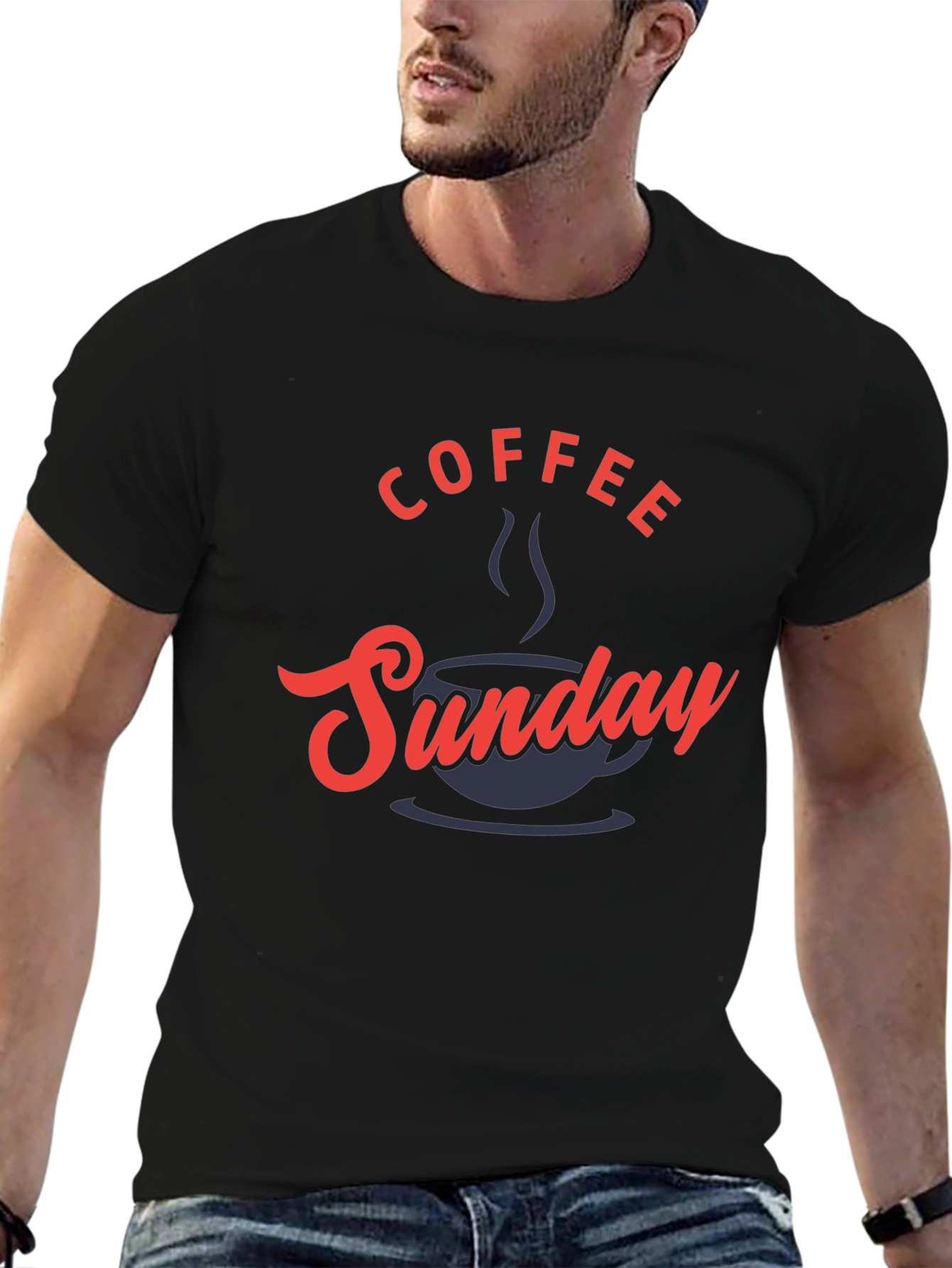 Coffee Sunday Graphic T-Shirt