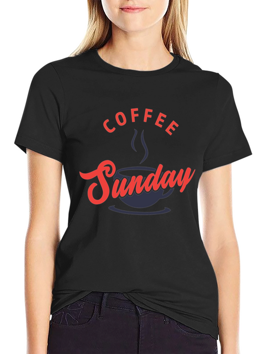 Coffee Sunday Graphic T-Shirt