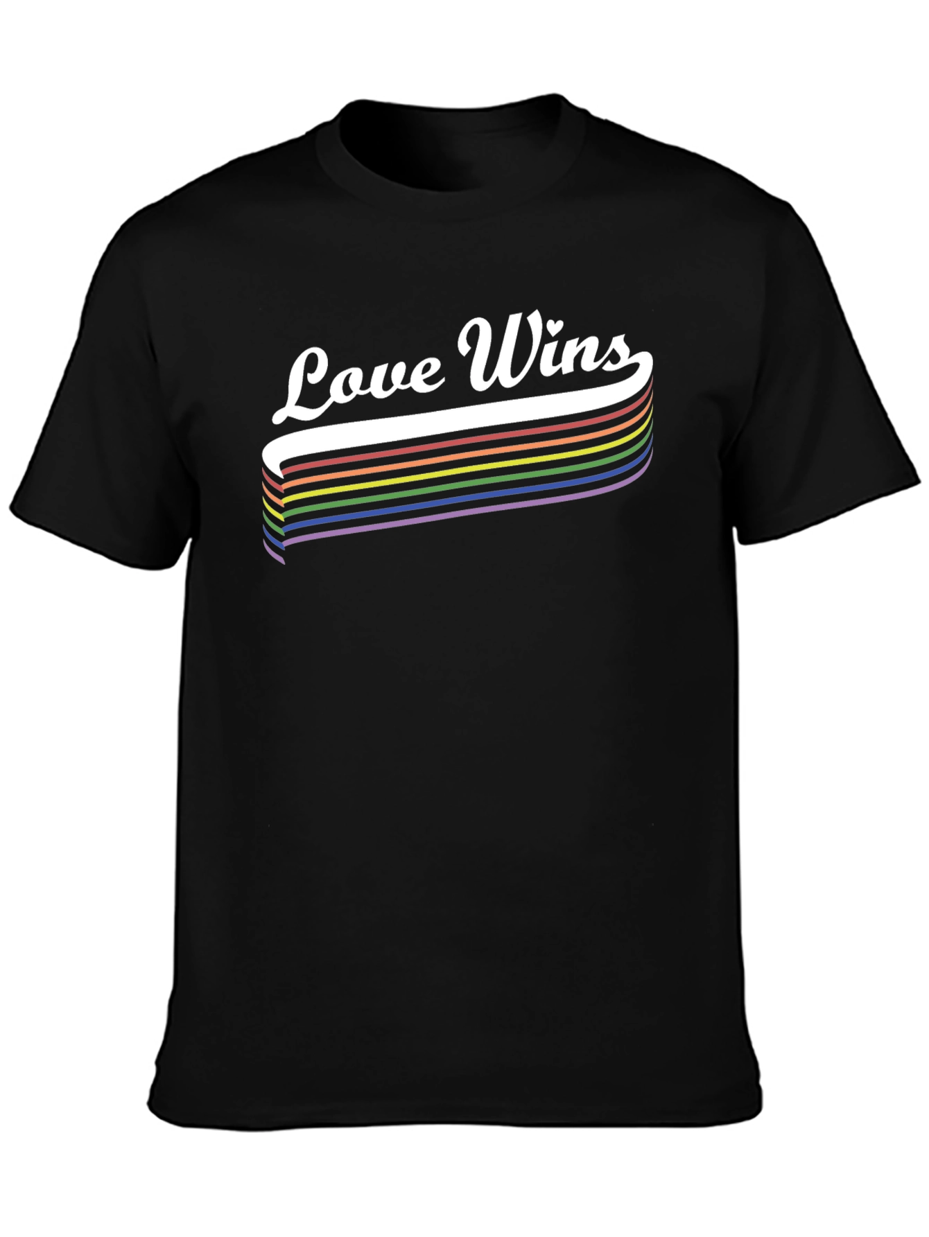Love Wins Pride T-Shirt LGBTQ Rainbow Tee