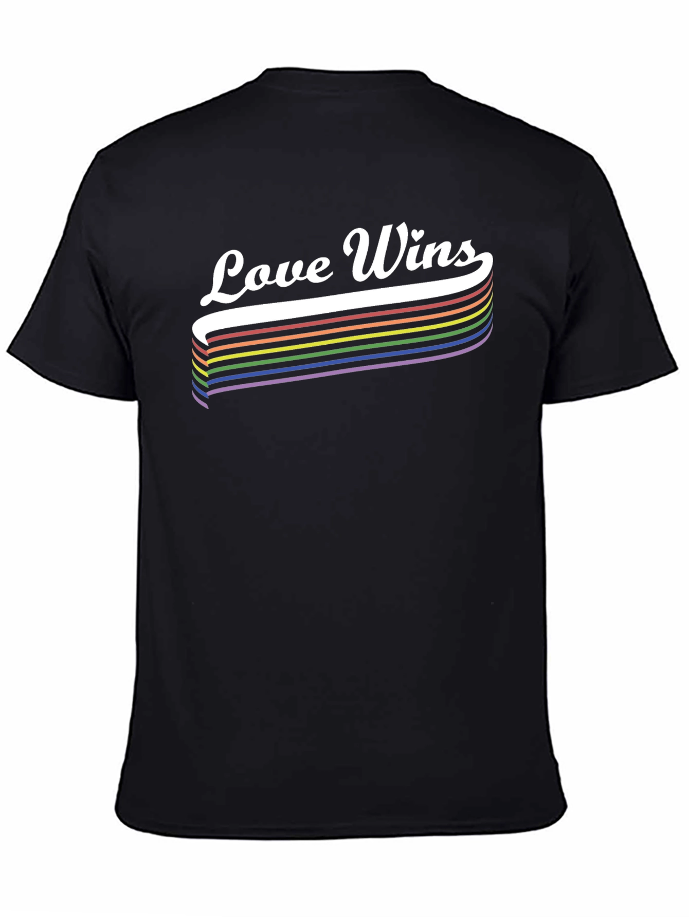 Love Wins Pride T-Shirt LGBTQ Rainbow Tee