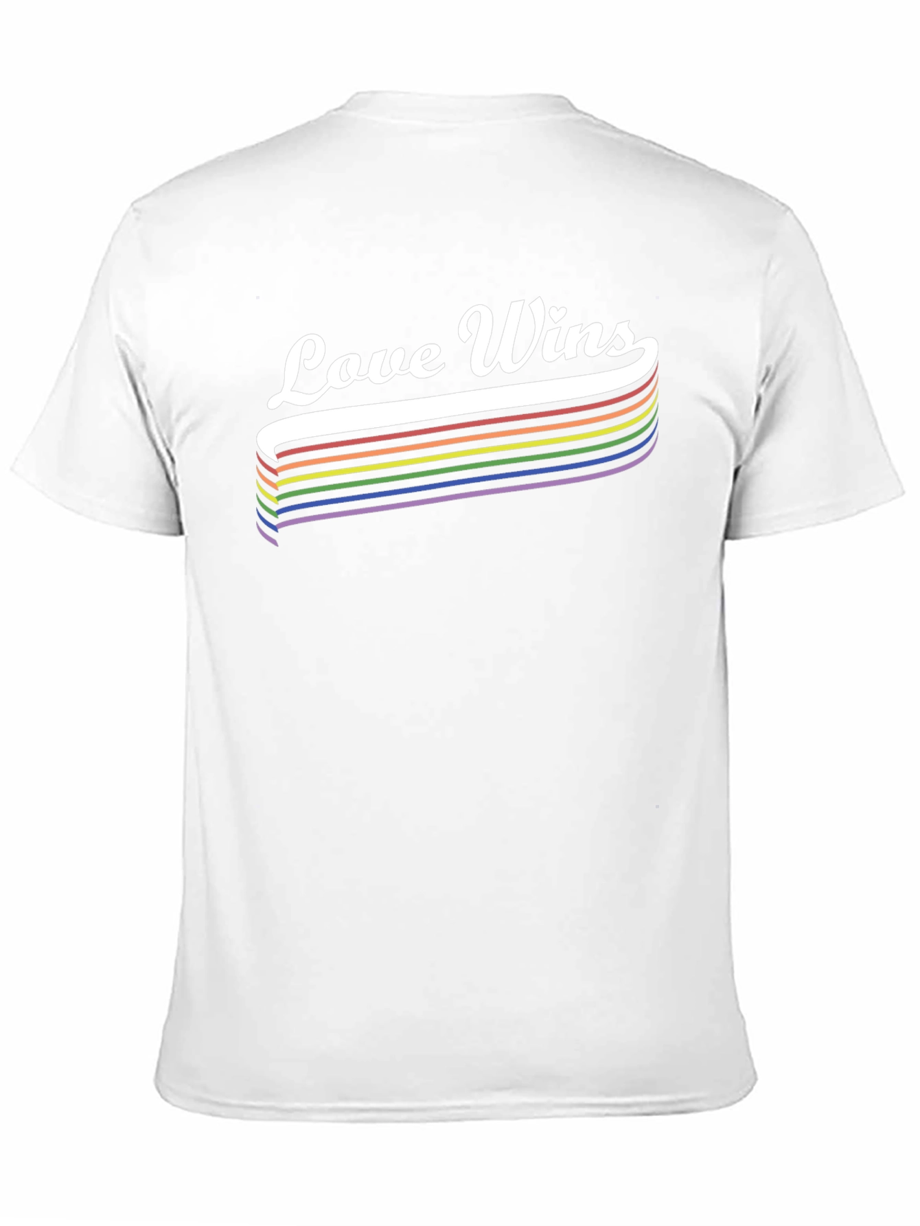 Love Wins Pride T-Shirt LGBTQ Rainbow Tee