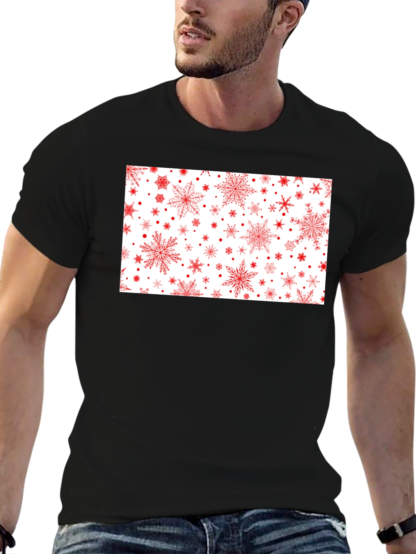 Snowflake Christmas T-Shirt Holiday Festive Tee