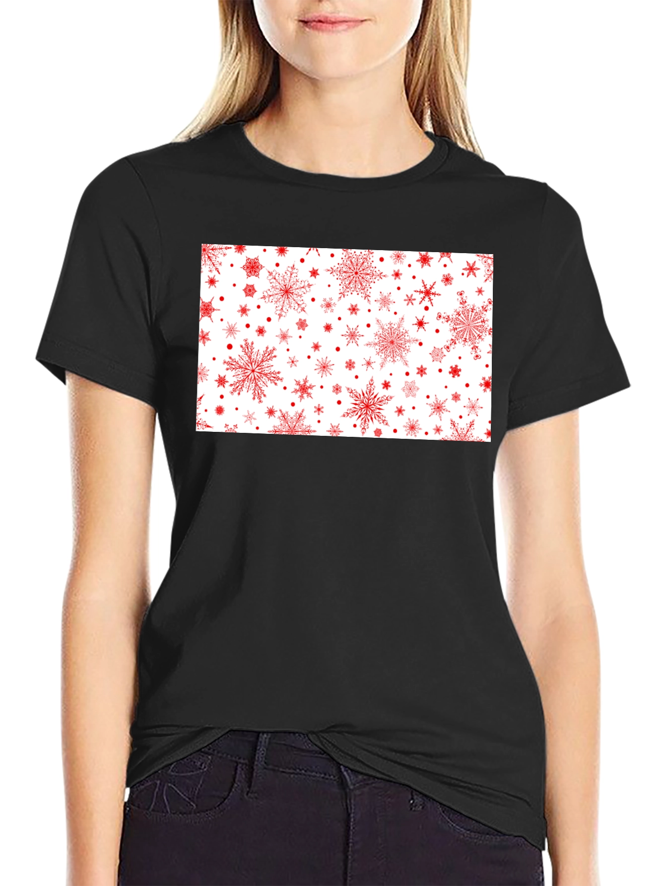 Snowflake Christmas T-Shirt Holiday Festive Tee