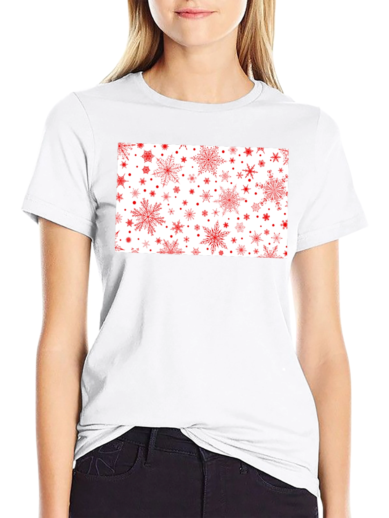 Snowflake Christmas T-Shirt Holiday Festive Tee