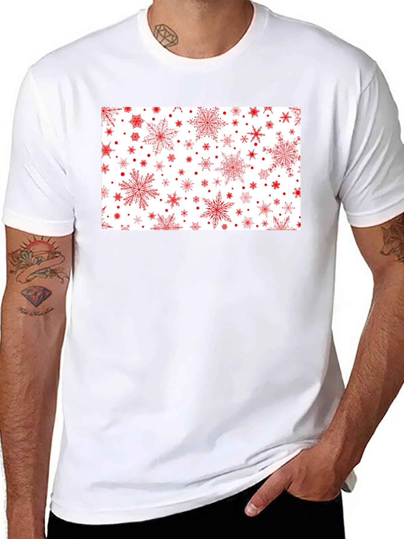 Snowflake Christmas T-Shirt Holiday Festive Tee
