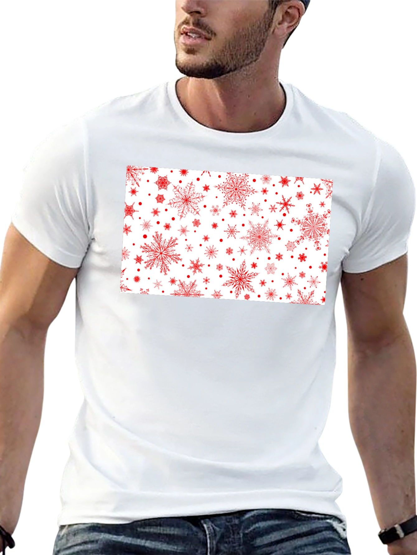 Snowflake Christmas T-Shirt Holiday Festive Tee
