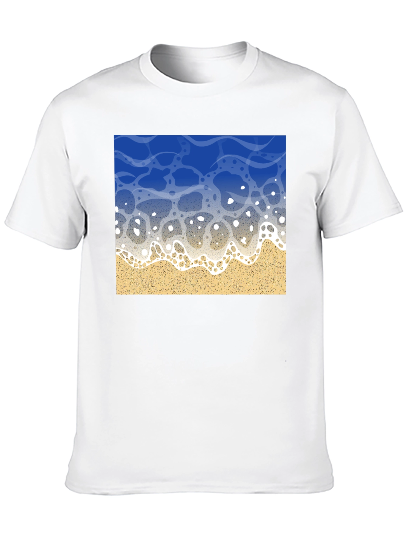 Ocean Wave Graphic Tee - Beach Vibes