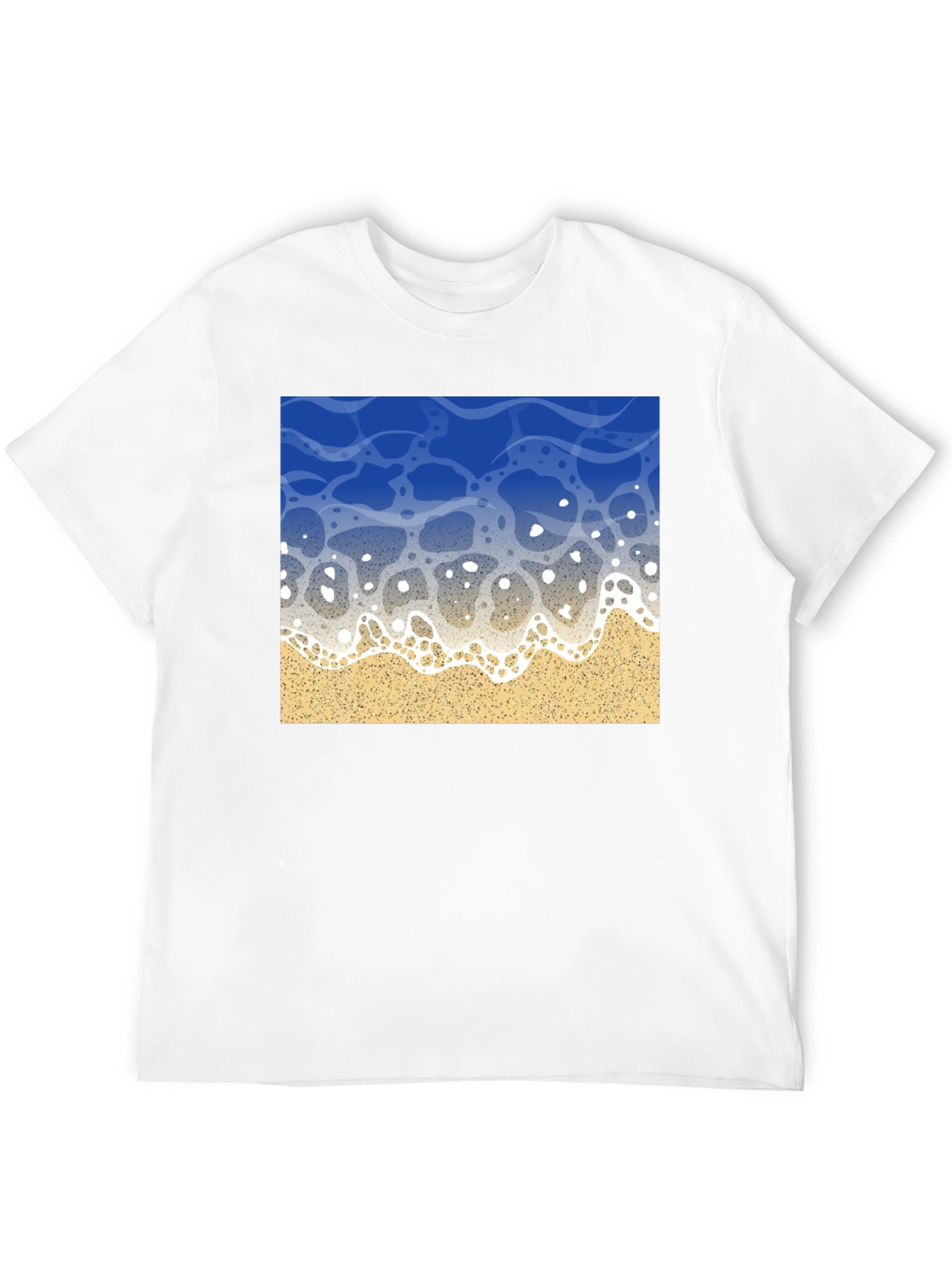 Ocean Wave Graphic Tee - Beach Vibes