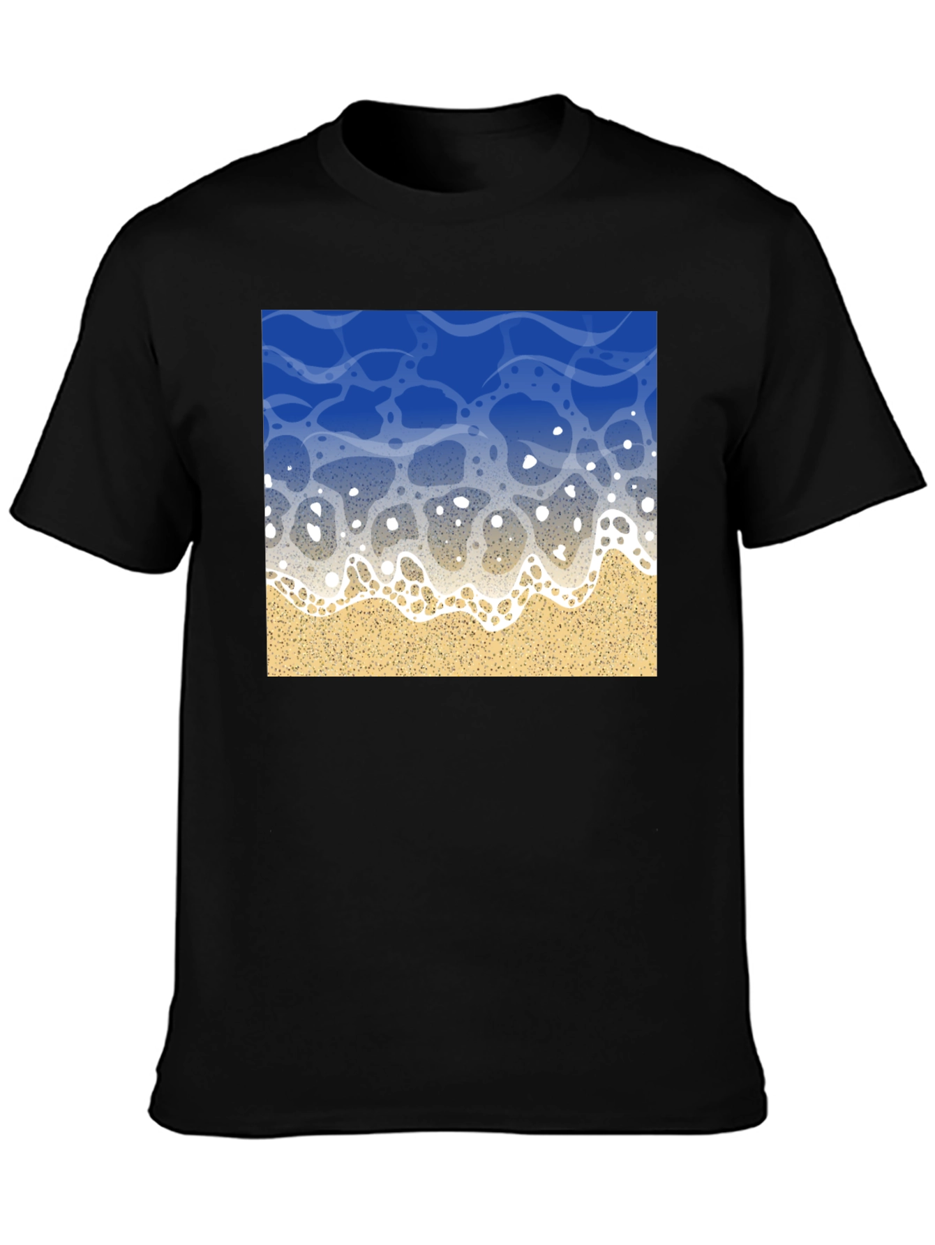 Ocean Wave Graphic Tee - Beach Vibes