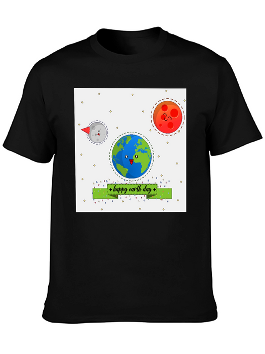 Happy Earth Day Cartoon T-Shirt
