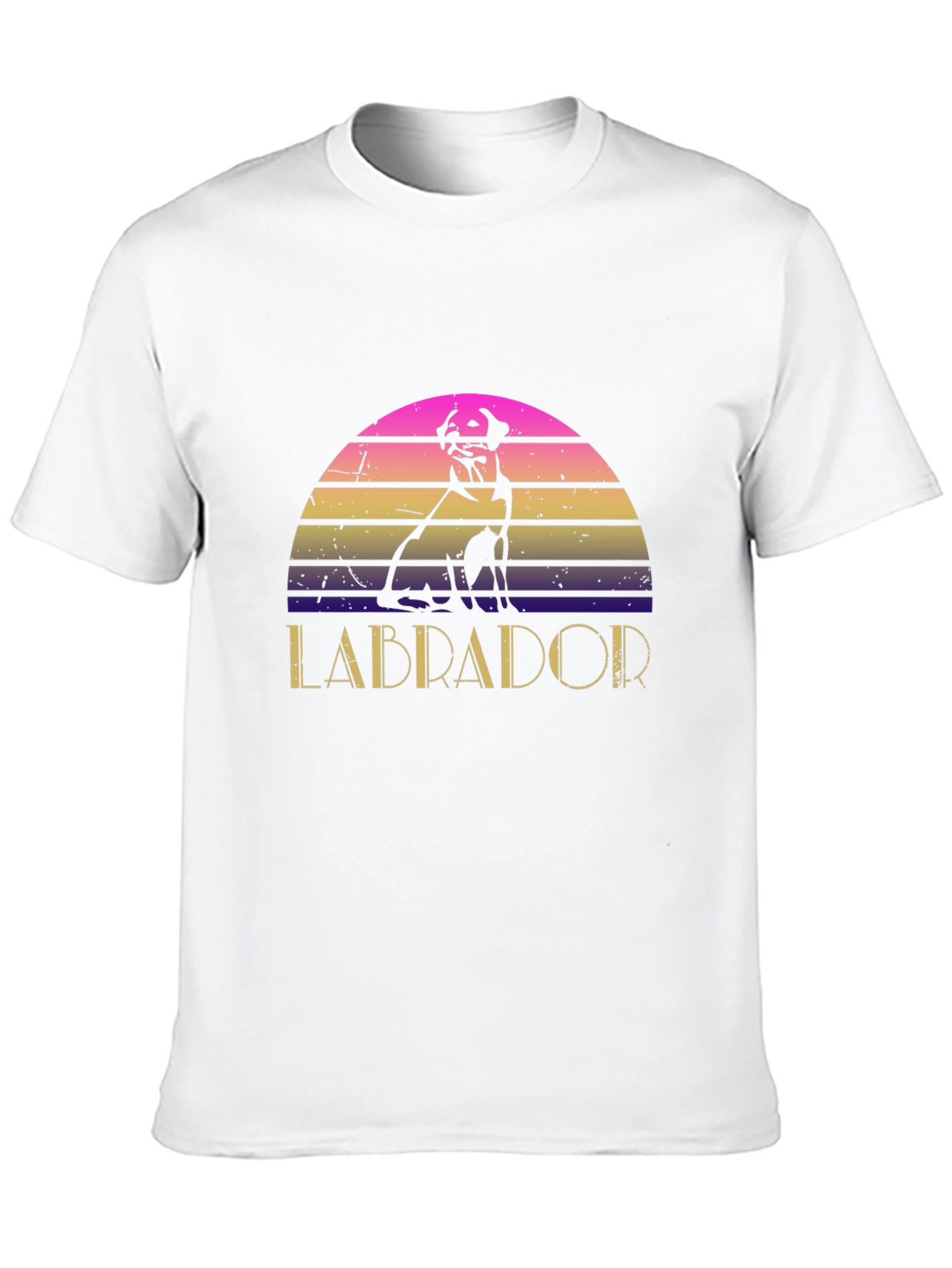 Retro Labrador Dog T-Shirt