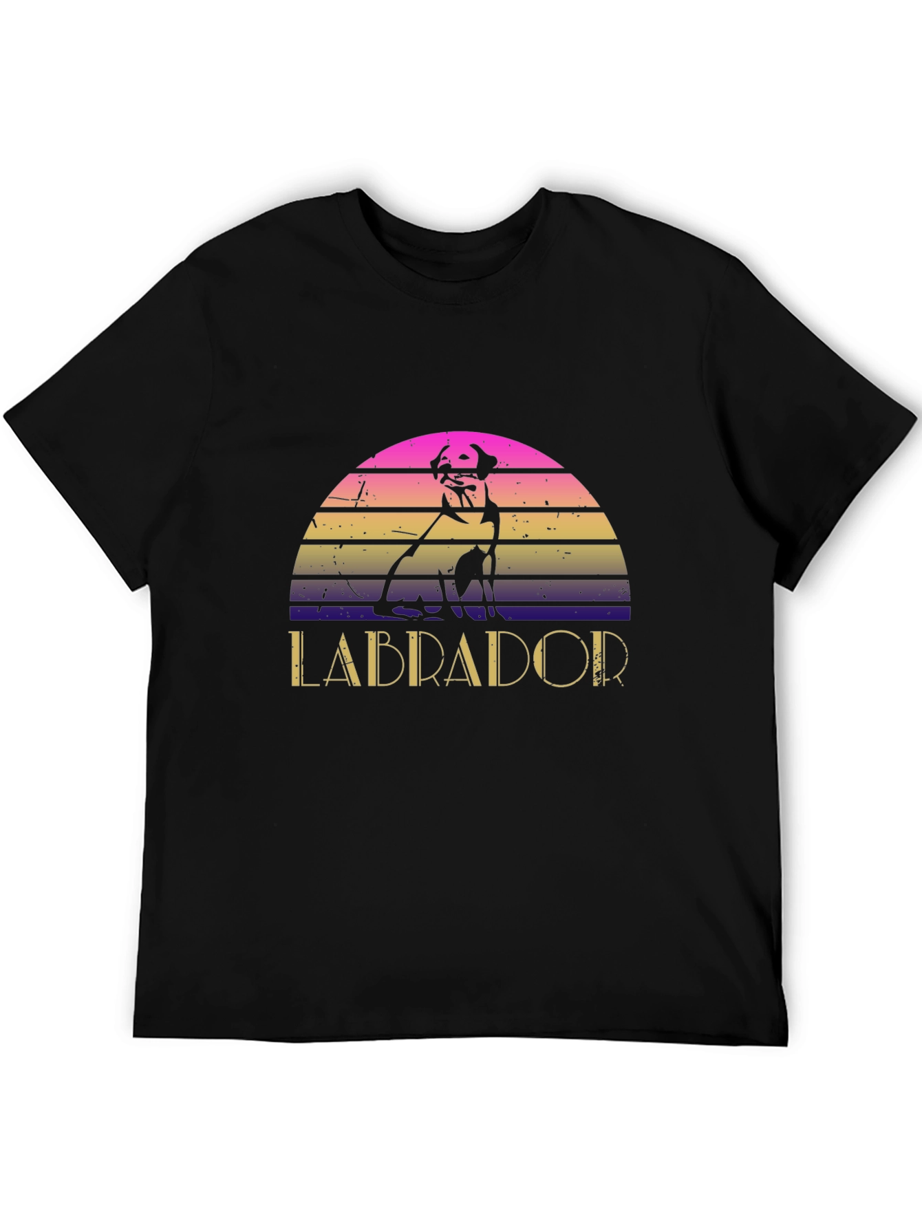Retro Labrador Dog T-Shirt