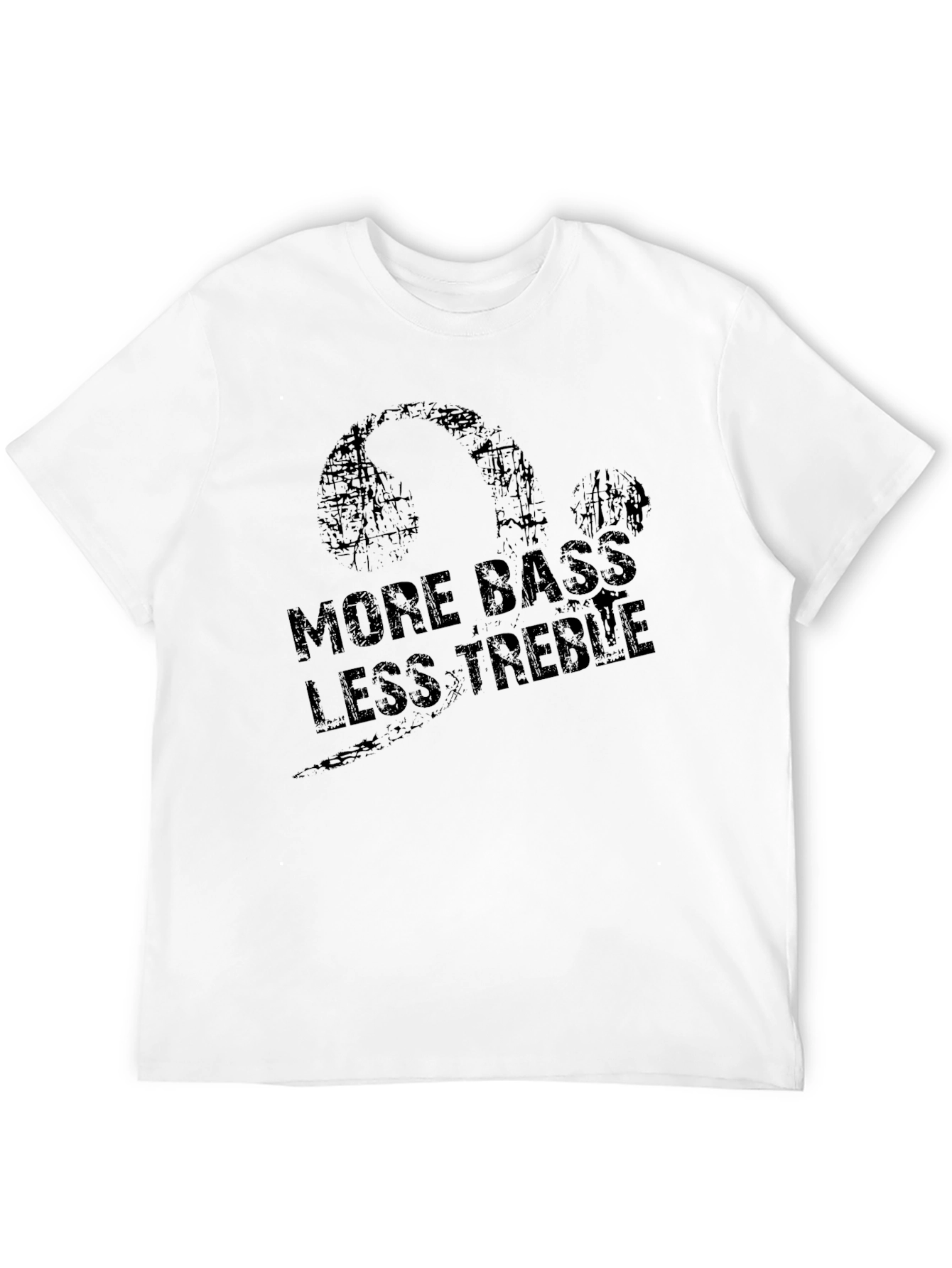 More Bass Less Treble Graphic T-Shirt
