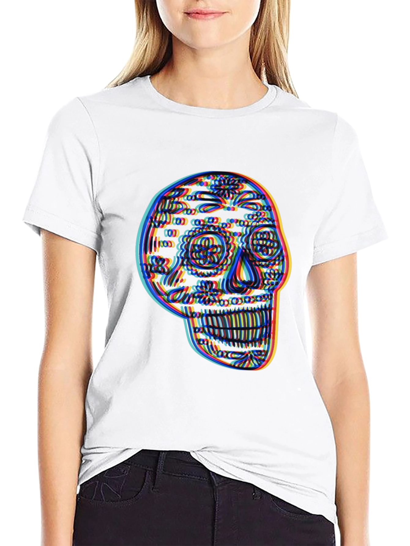 Skull Graphic Mens Black T-Shirt