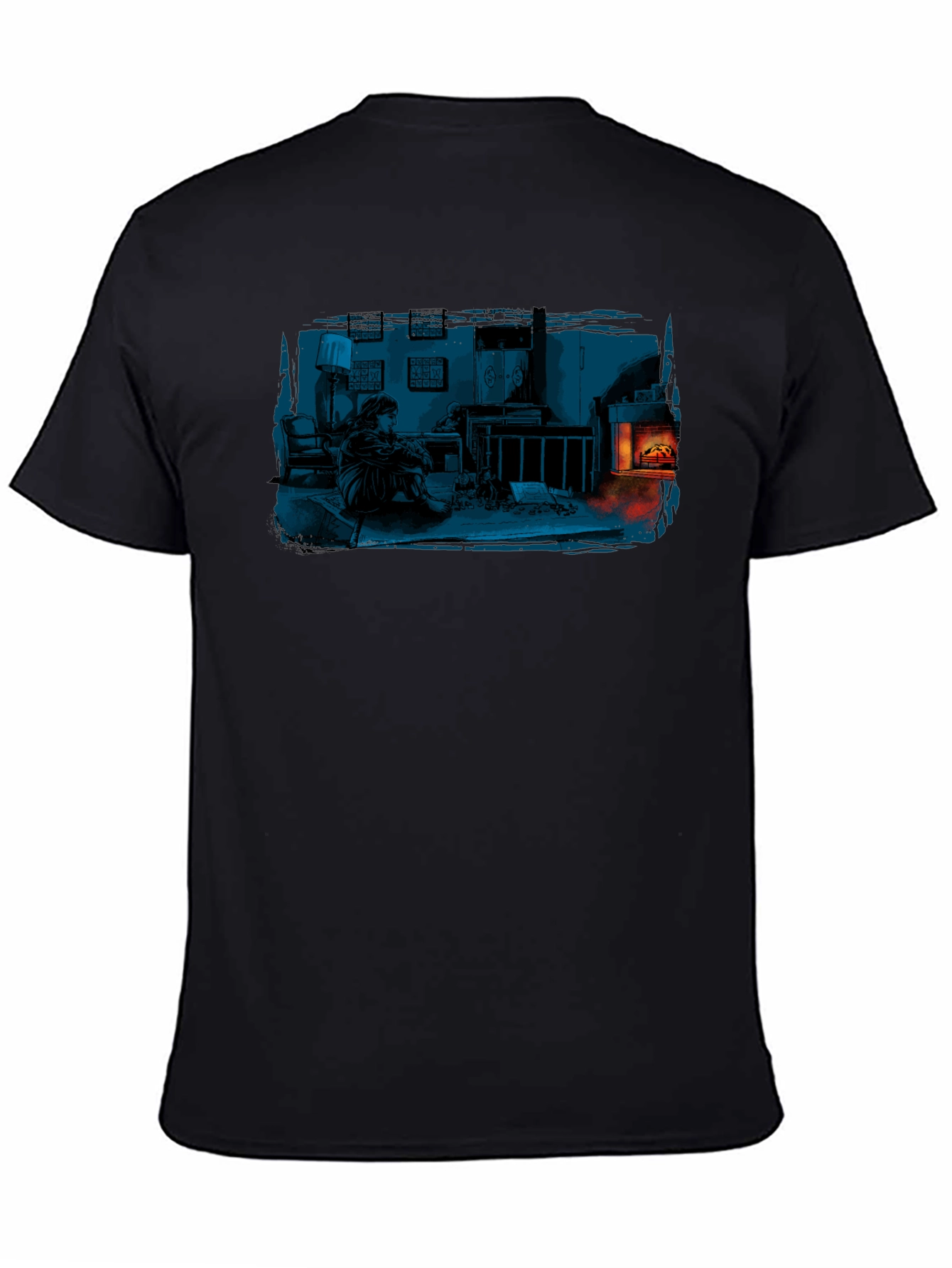Cozy Fireplace Graphic Tee