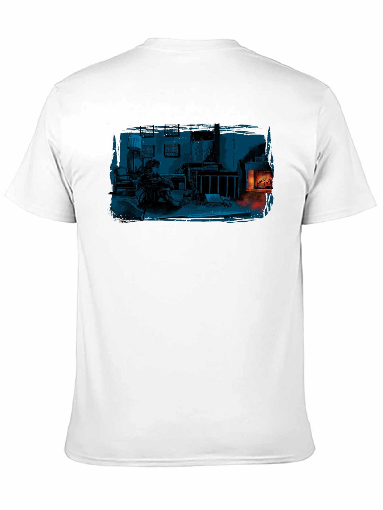Cozy Fireplace Graphic Tee