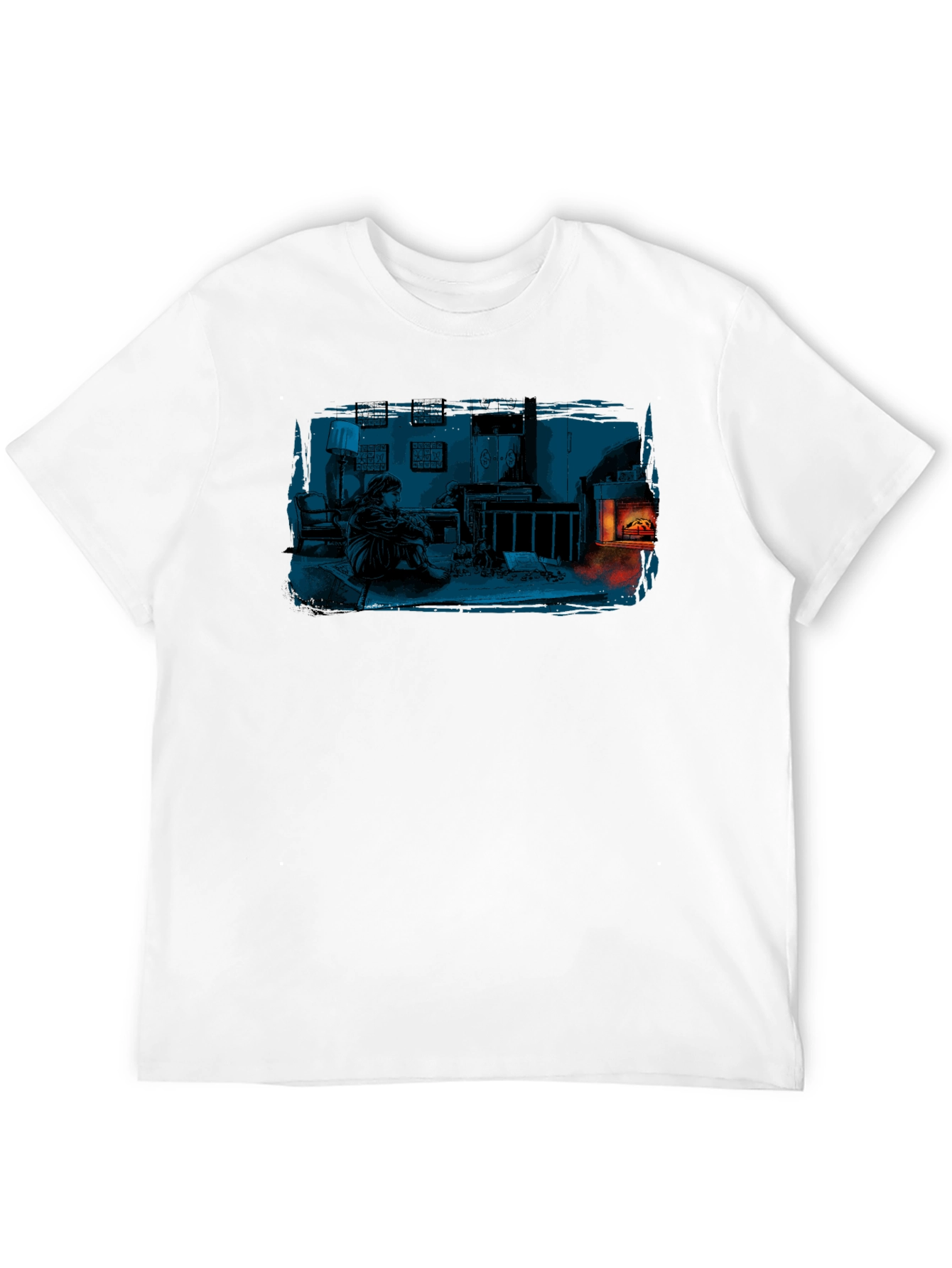 Cozy Fireplace Graphic Tee