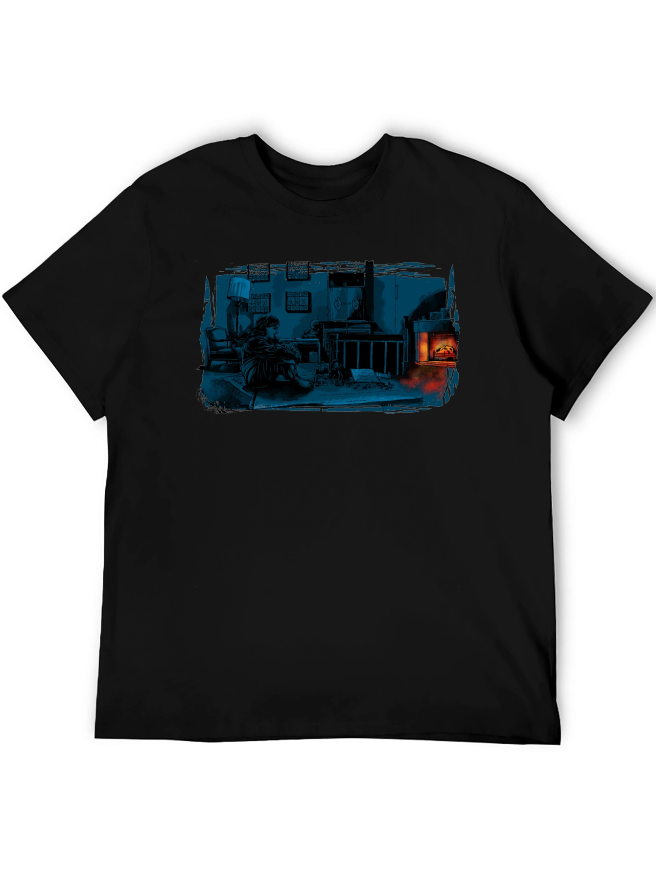 Cozy Fireplace Graphic Tee
