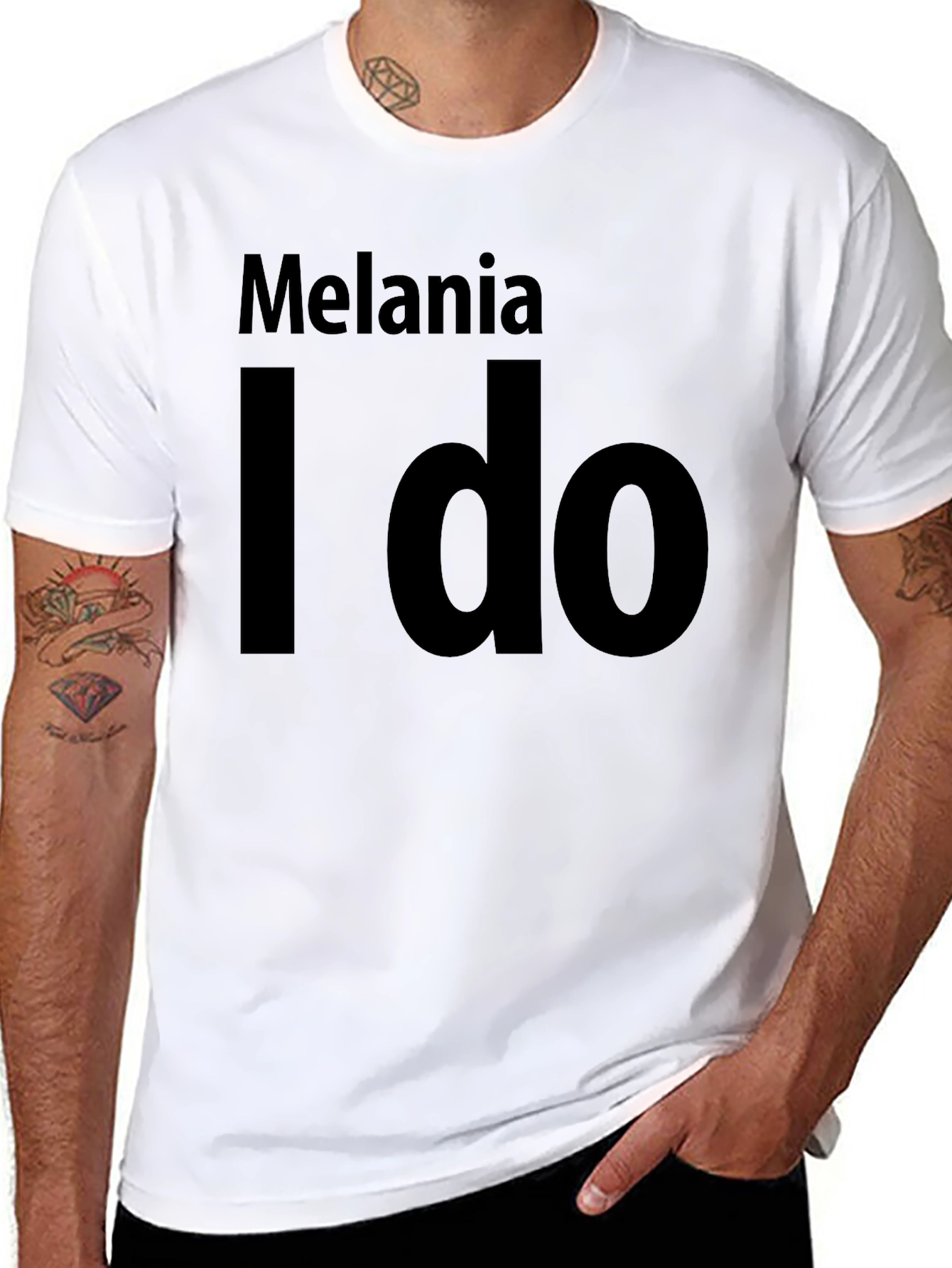 Melania I Do Black T-Shirt