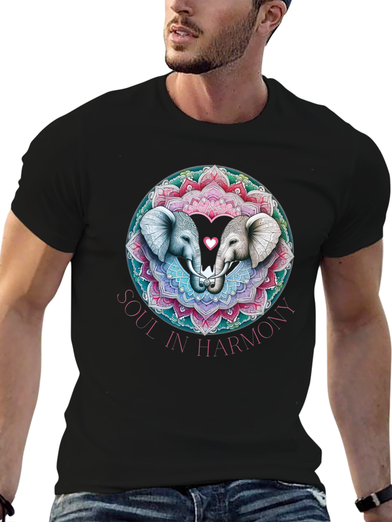 Soul in Harmony Elephant Graphic Tee