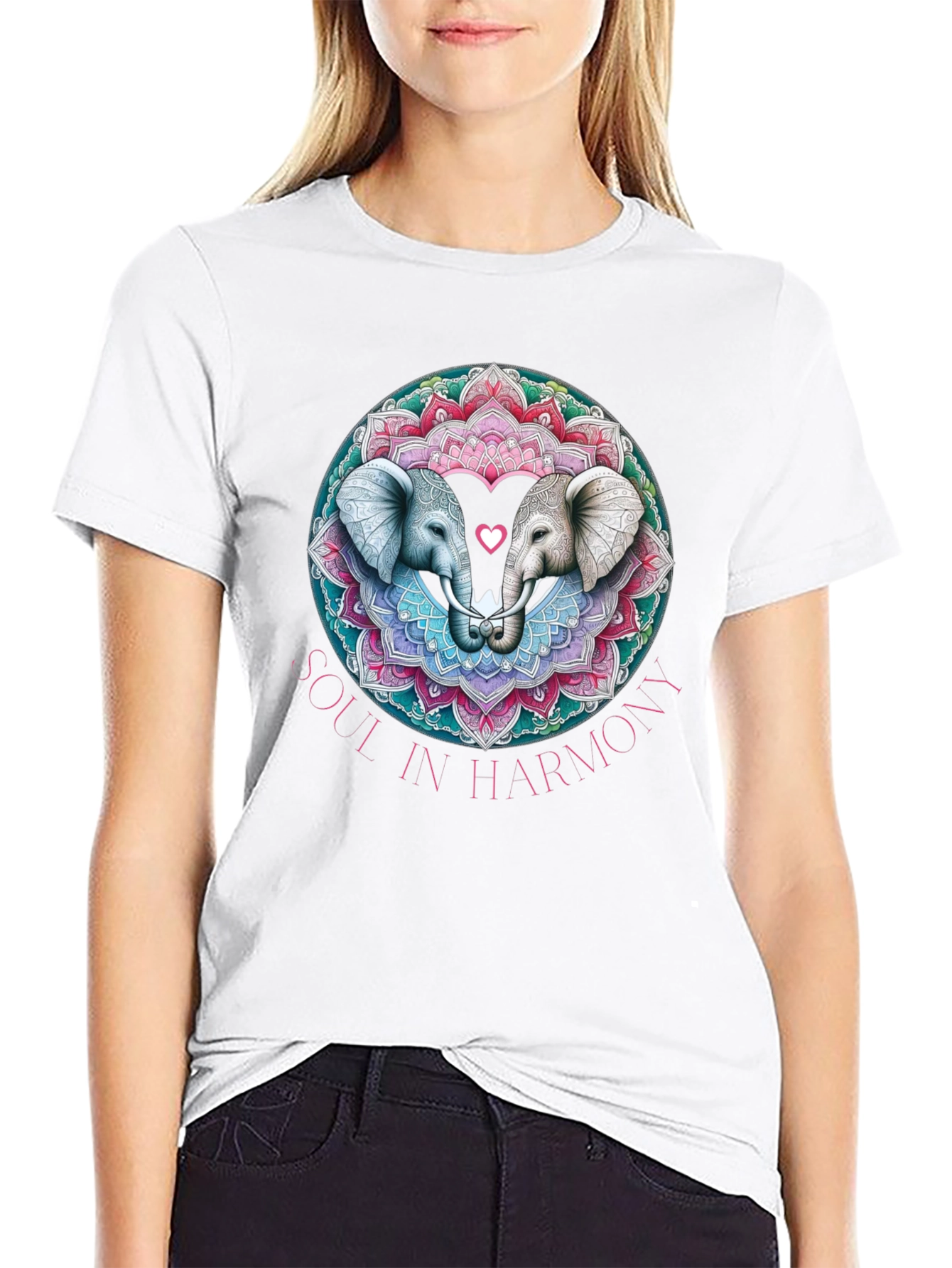 Soul in Harmony Elephant Graphic Tee