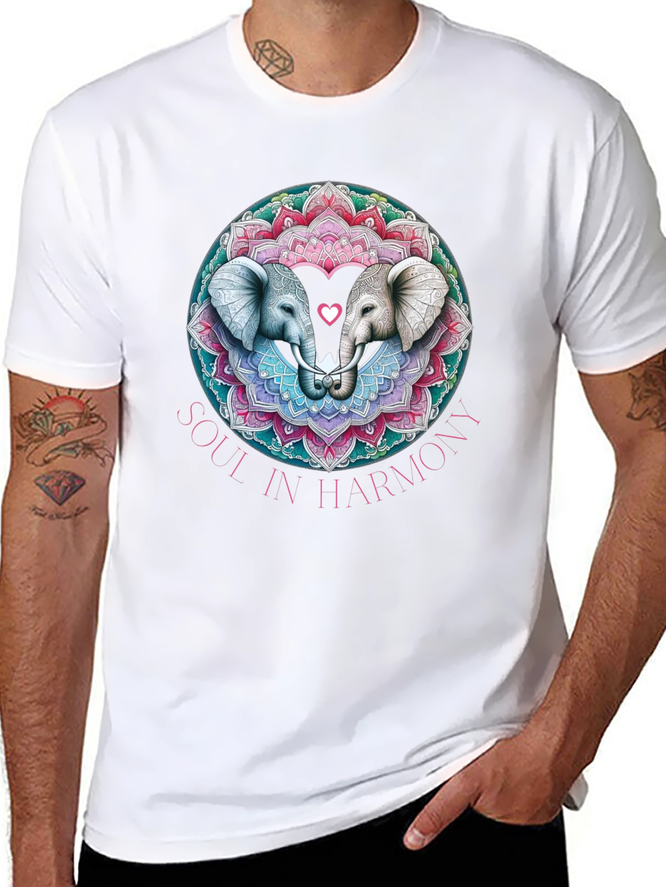 Soul in Harmony Elephant Graphic Tee