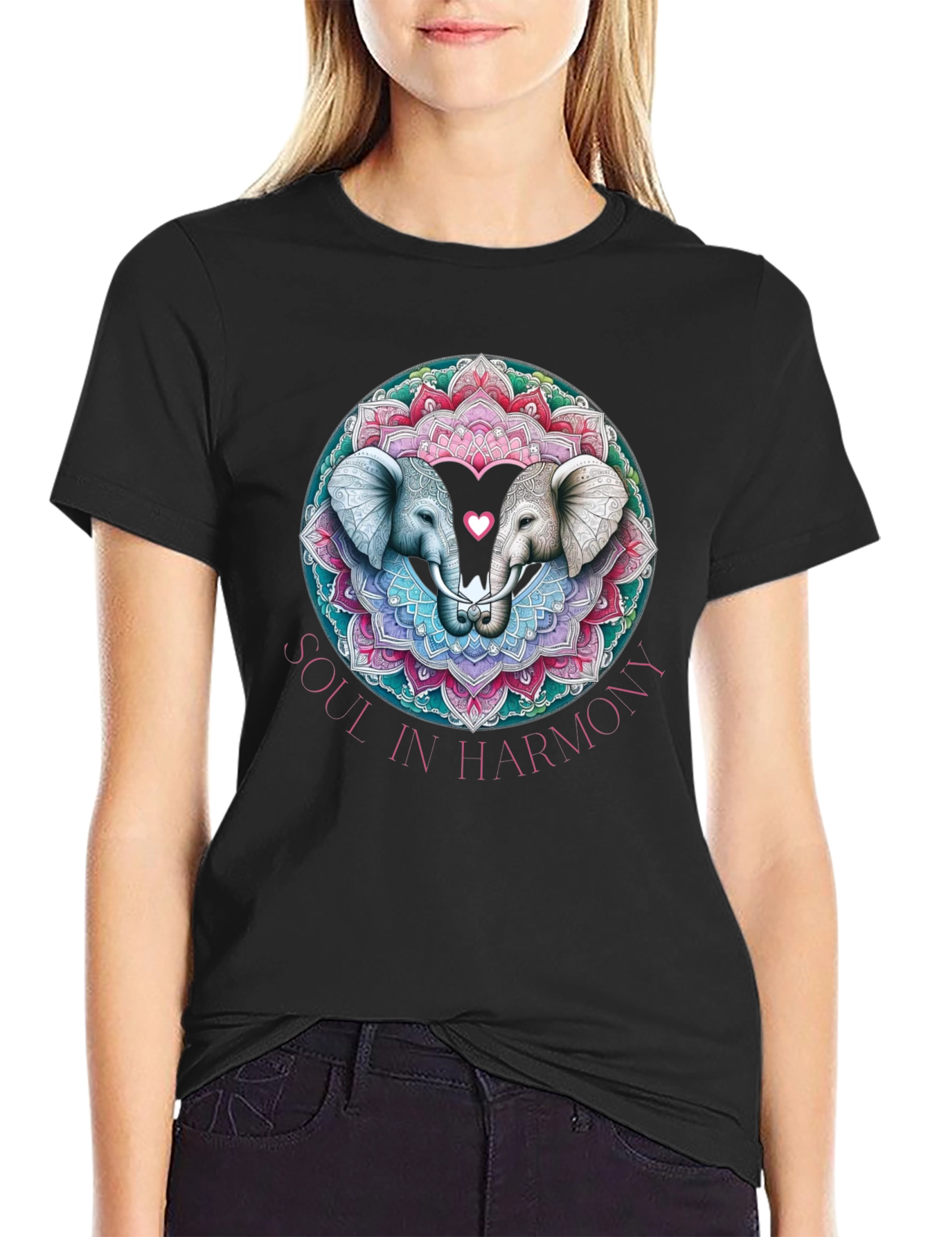 Soul in Harmony Elephant Graphic Tee
