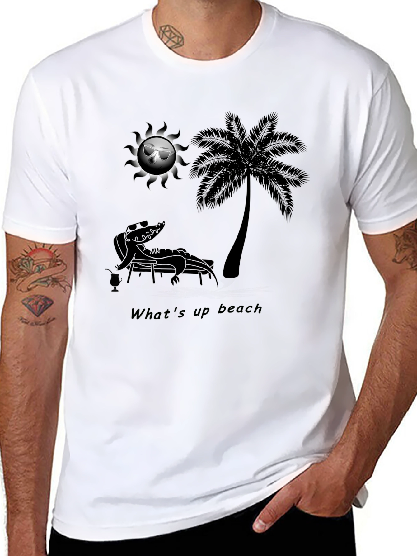 Relaxing Gator Beach T-Shirt