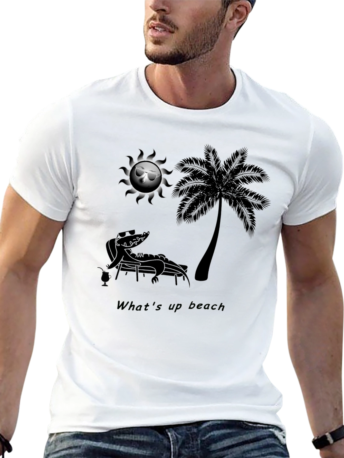 Relaxing Gator Beach T-Shirt