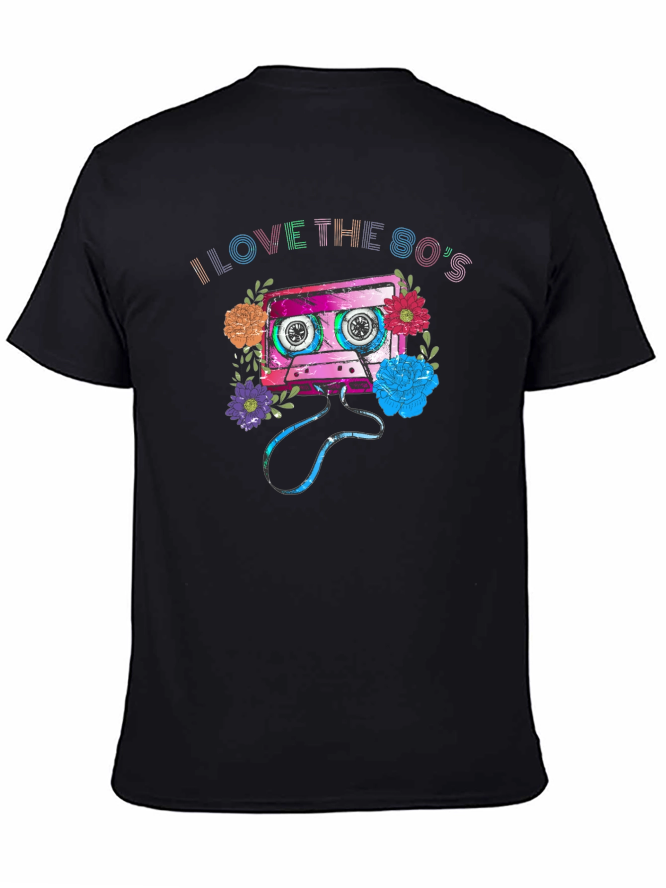 I Love the 80s Cassette Tape Graphic T-Shirt