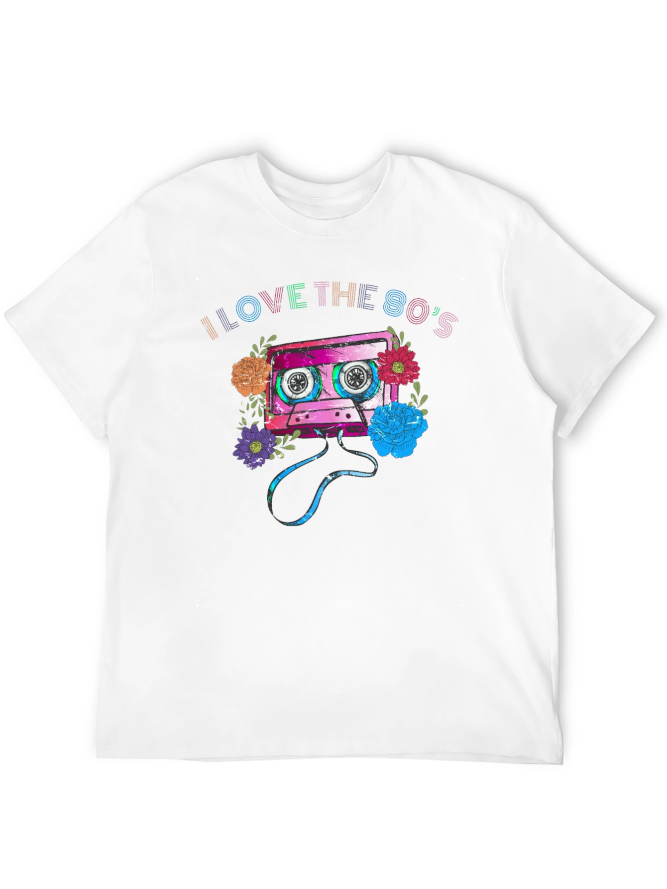 I Love the 80s Cassette Tape Graphic T-Shirt