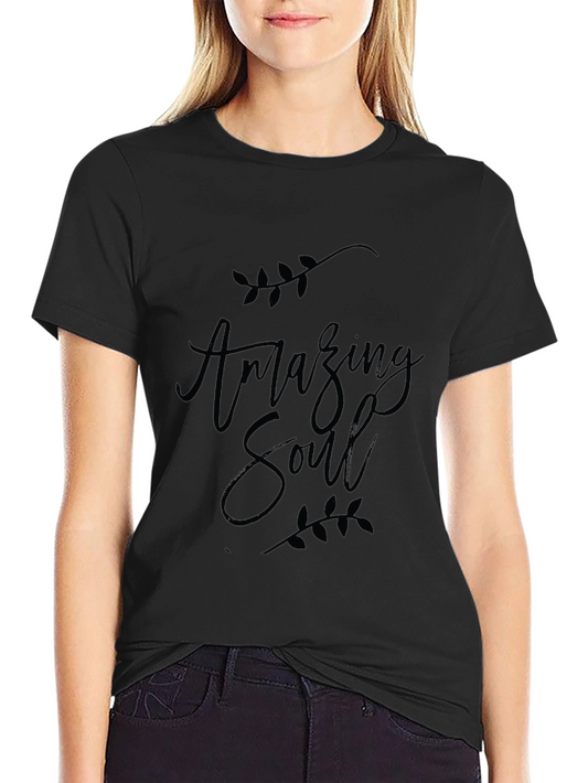 Amazing Soul Black Graphic T-Shirt