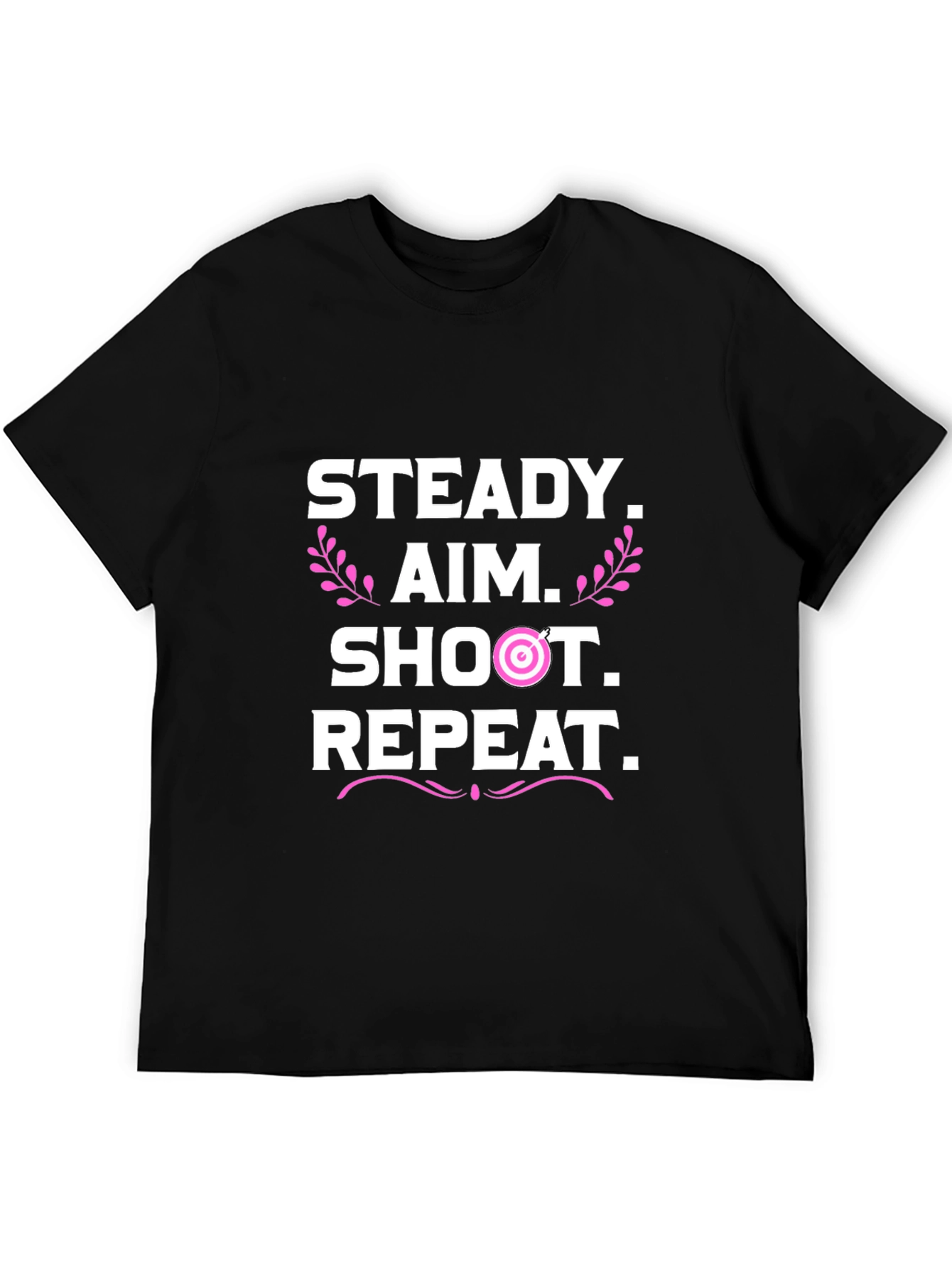 Steady Aim Shoot Repeat Graphic Tee