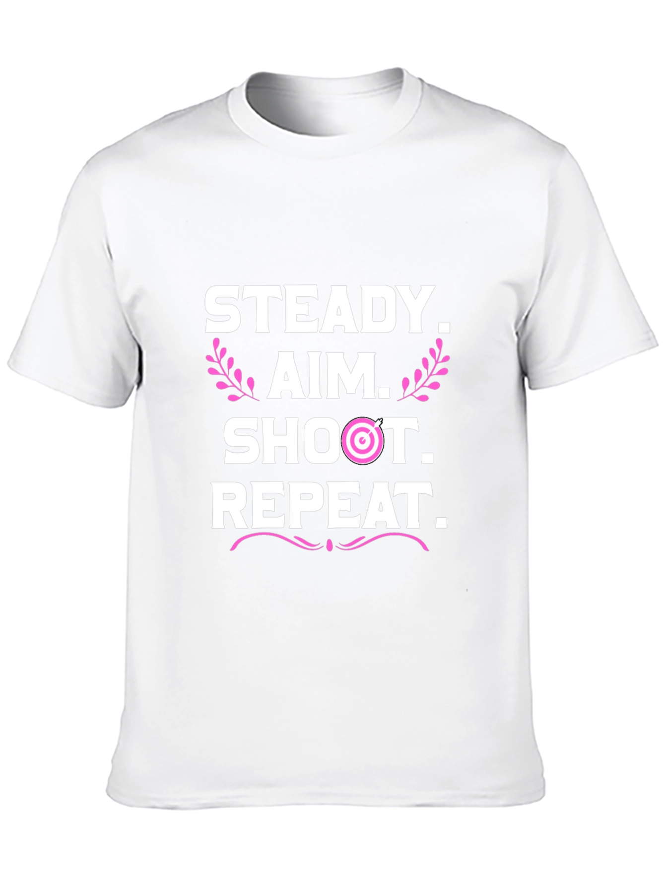 Steady Aim Shoot Repeat Graphic Tee