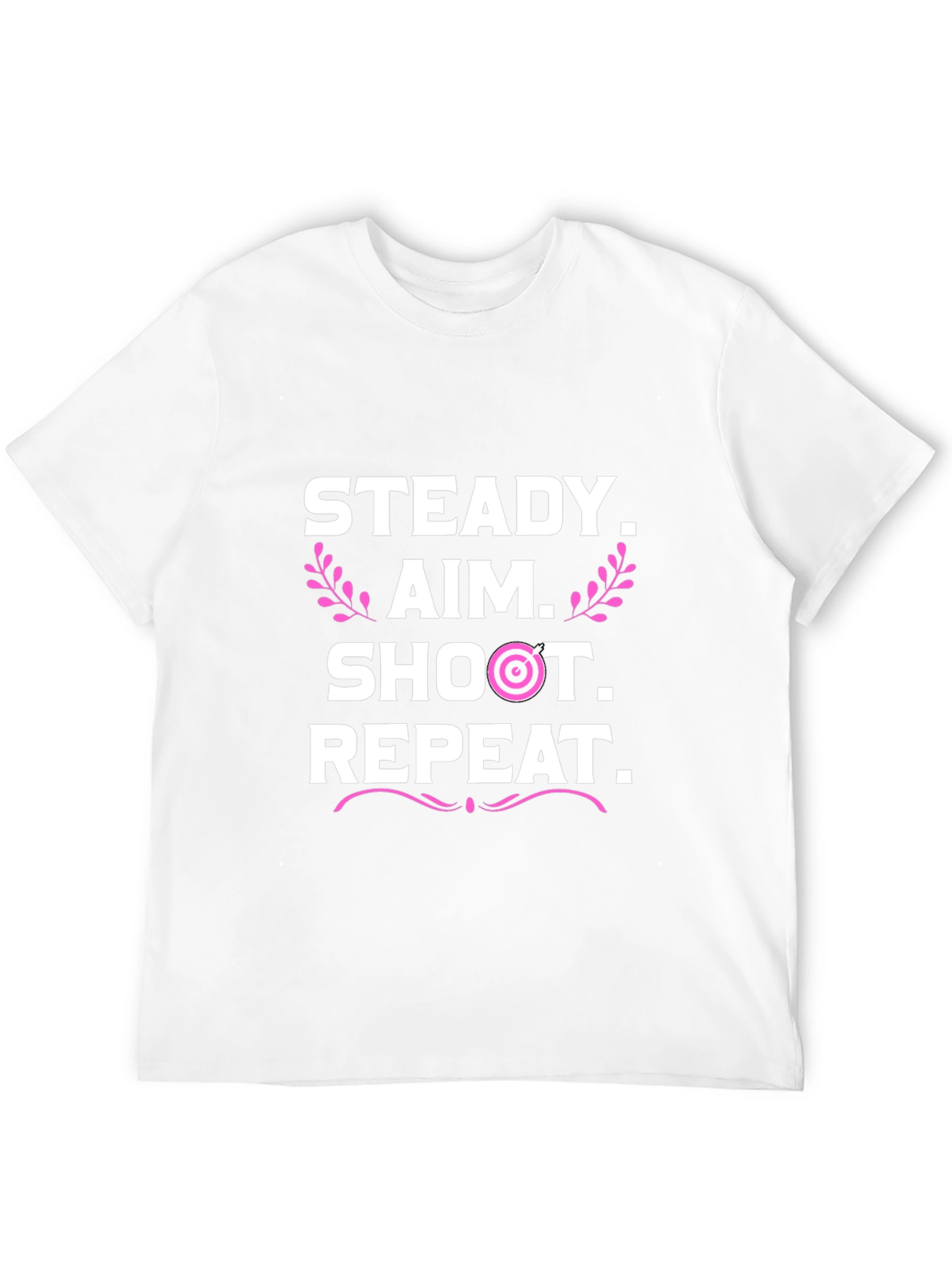 Steady Aim Shoot Repeat Graphic Tee