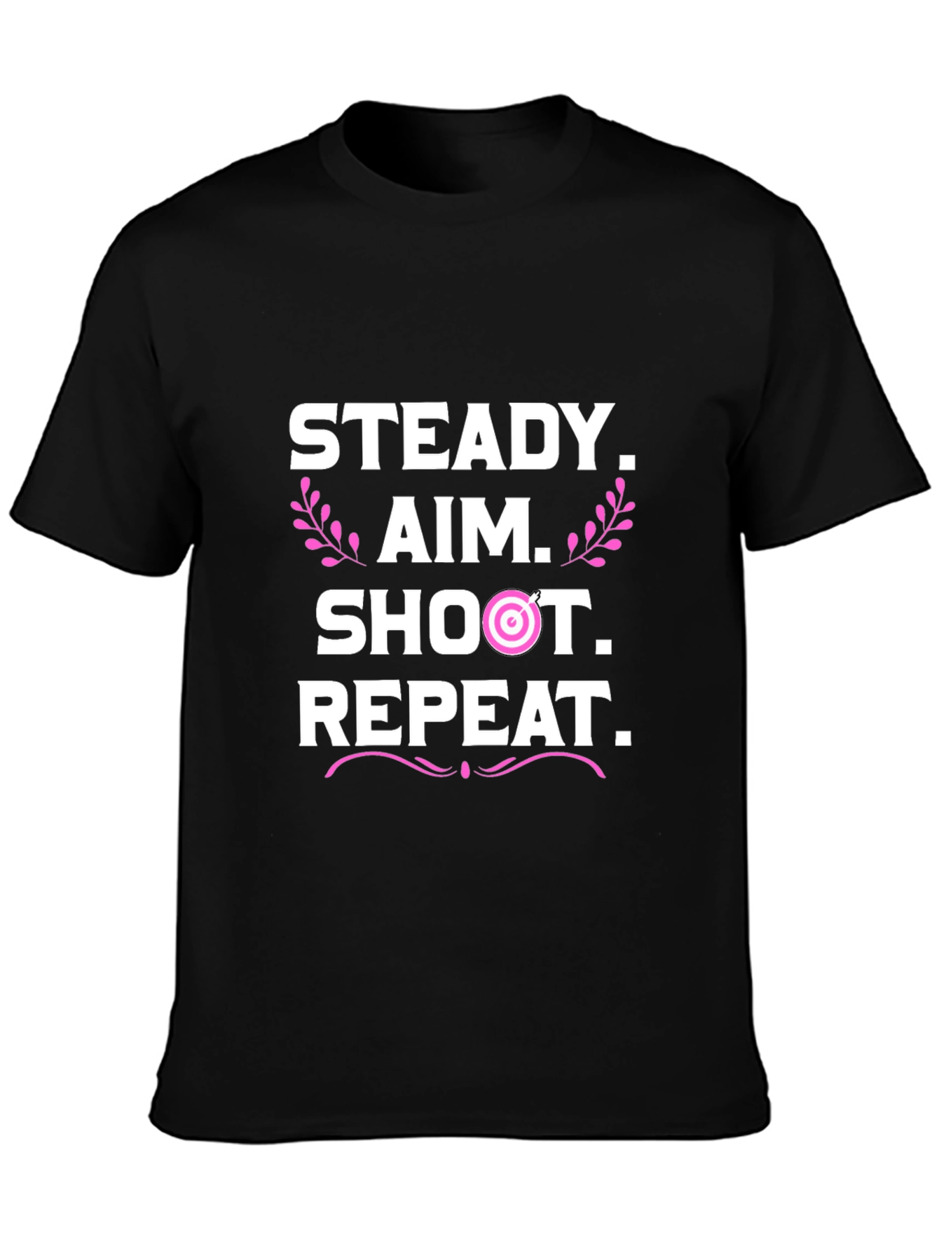 Steady Aim Shoot Repeat Graphic Tee